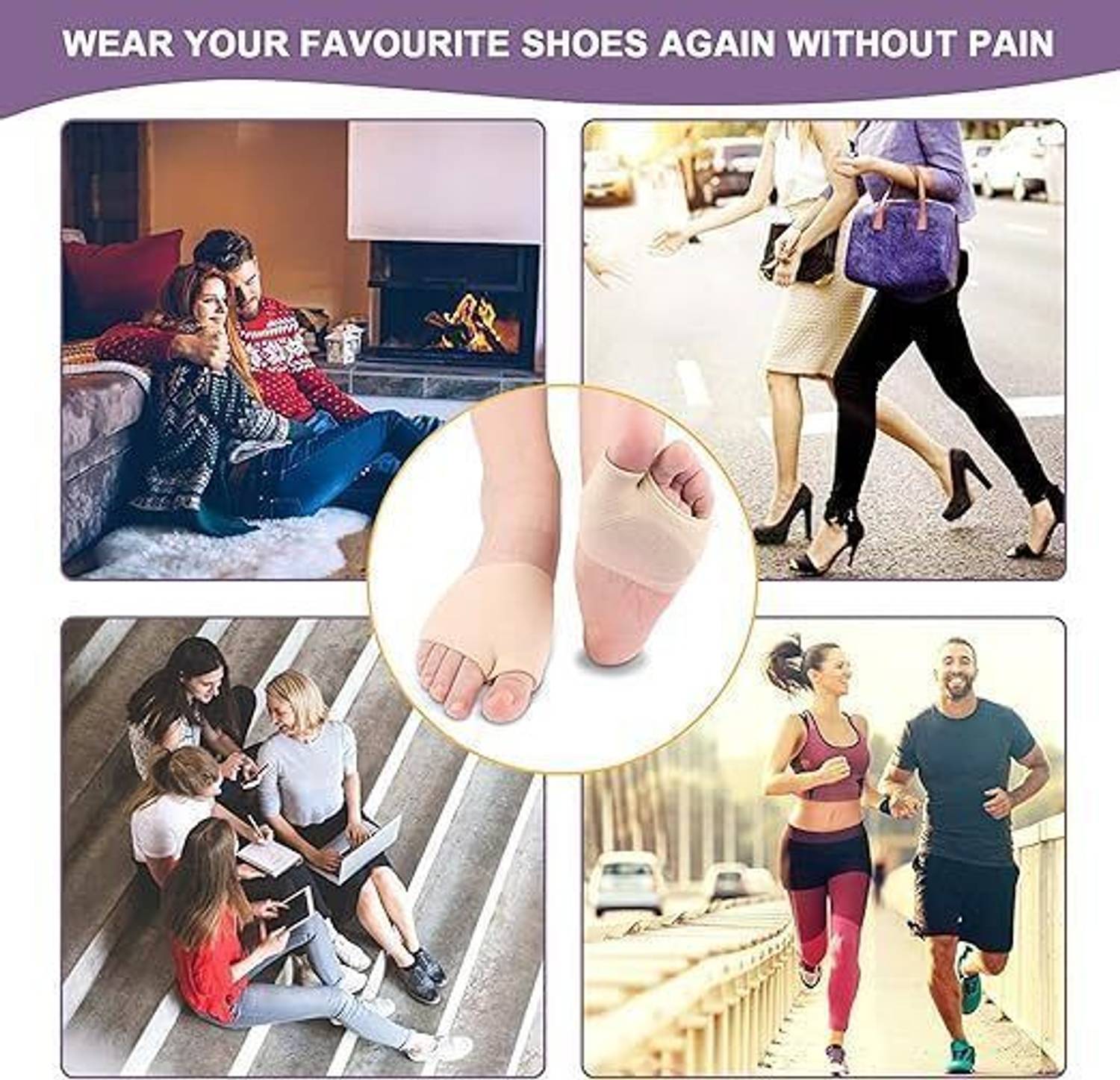 JEERZONE Metatarsal Pads for Foot Pain Relief - Image 4