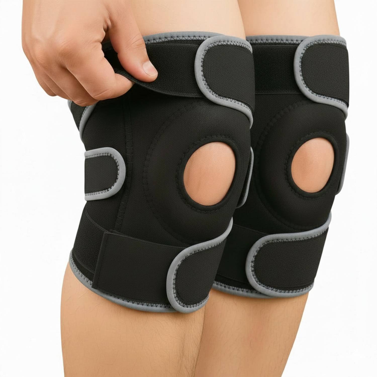 Alroxtion Knee Belt for Women and Men for Ligament injuries, Pain and Support Knee Support Knee Support