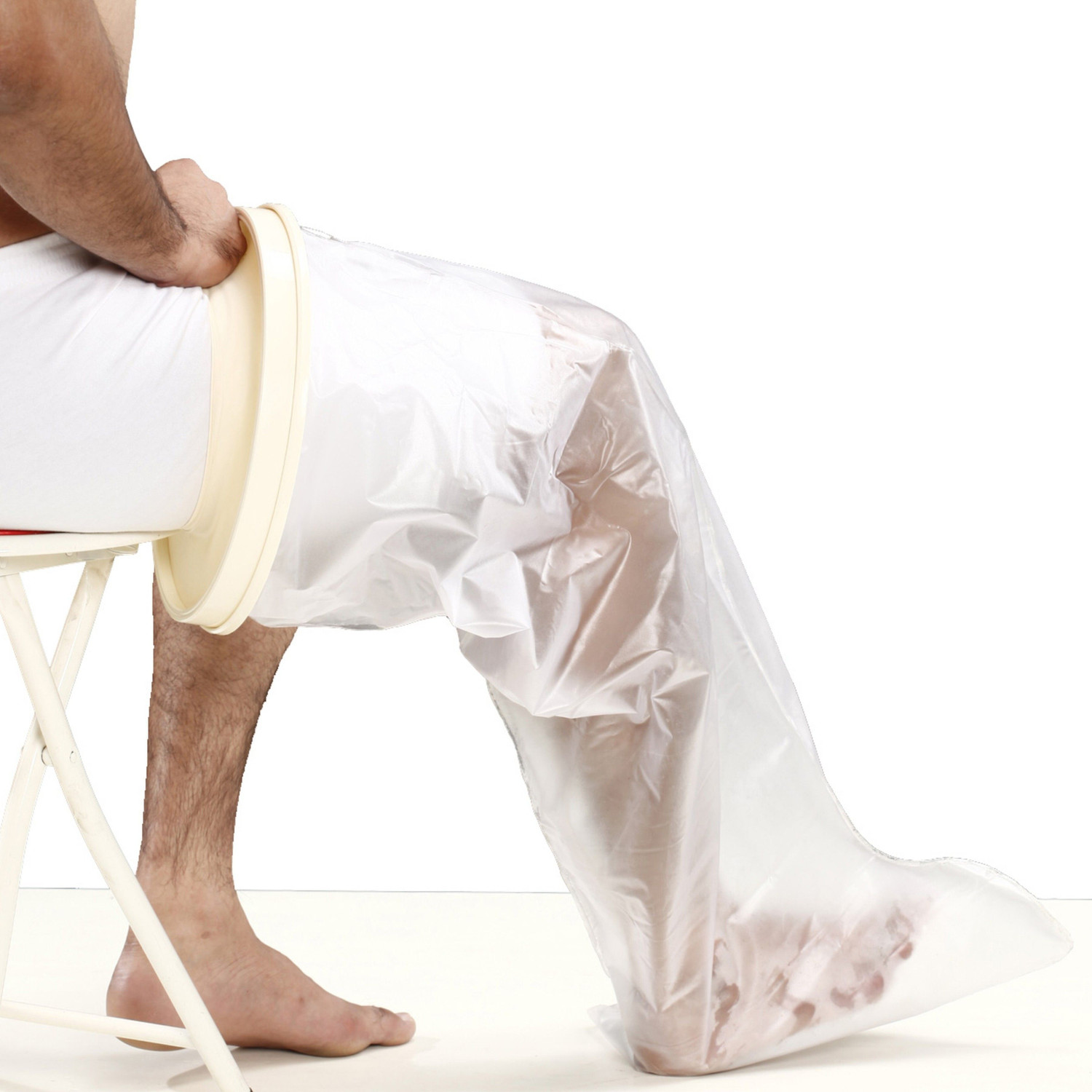 Image of TYNOR Cast Cover Leg, White, Universal Size, 1 Unit Supporter