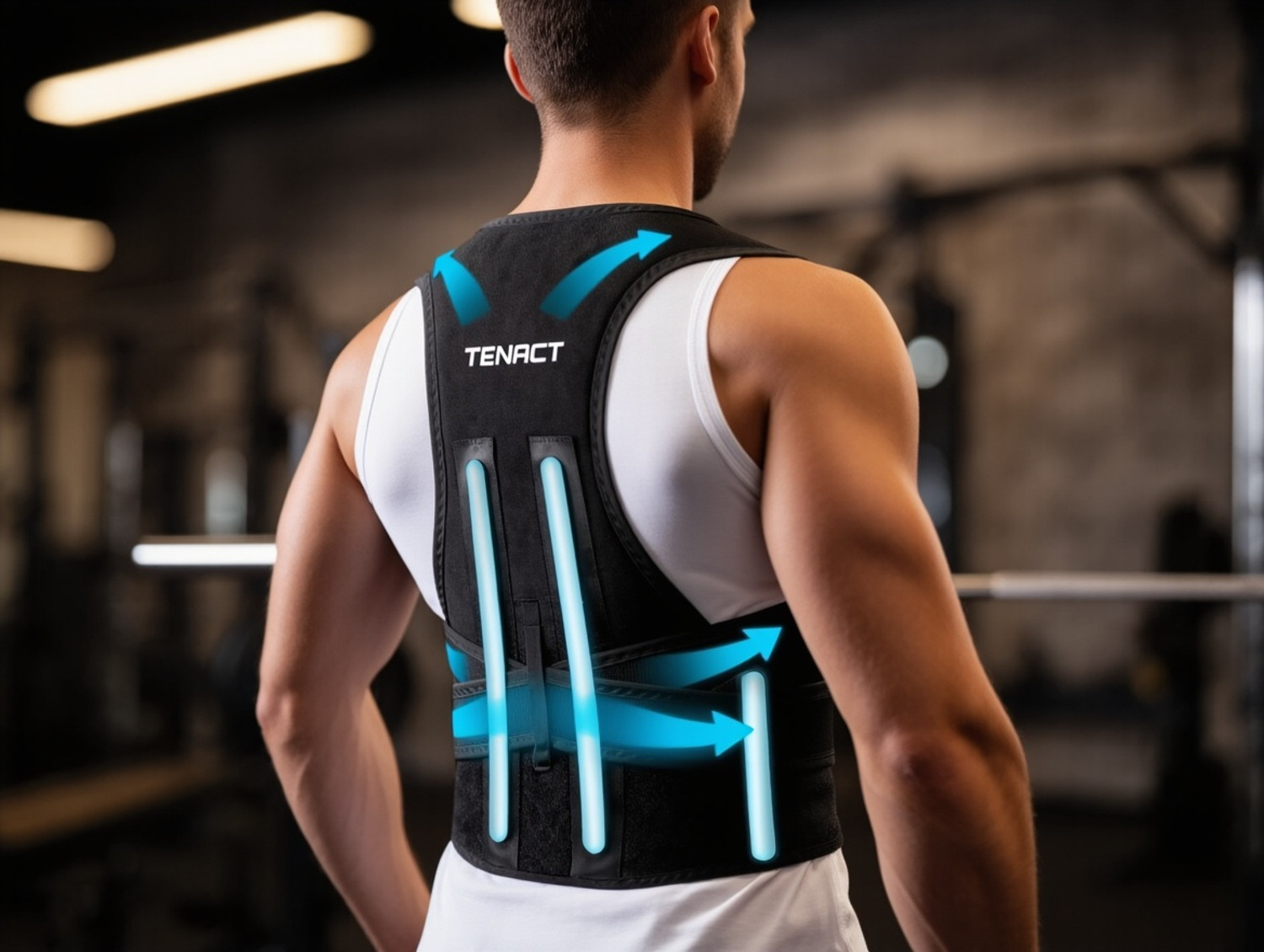 Image of TENACT Posture Corrector Belt for men & women Back Support & Posture Corrector