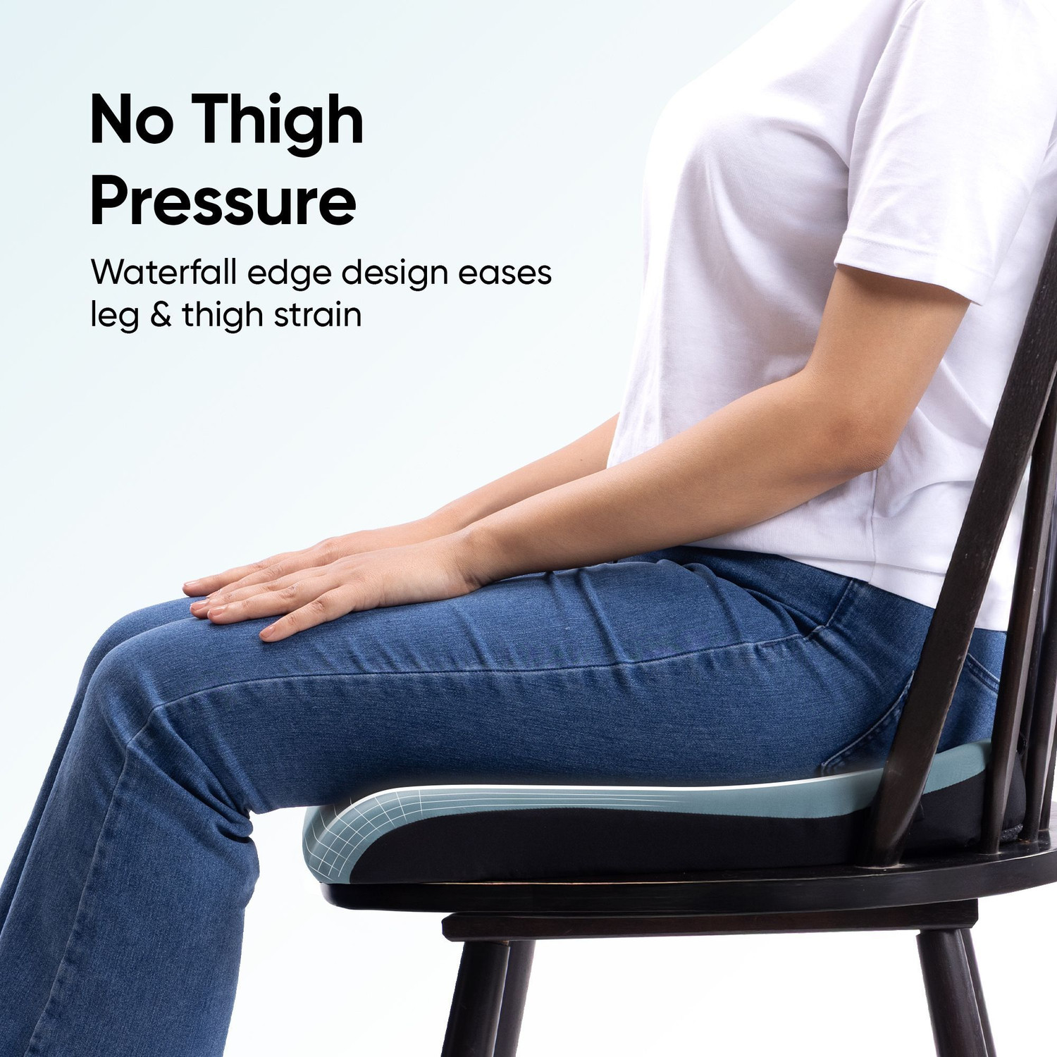 Image of Frido Cloud Seat Cushion with Memory Foam & Anti-Slip BaseLilly Pad Supporter