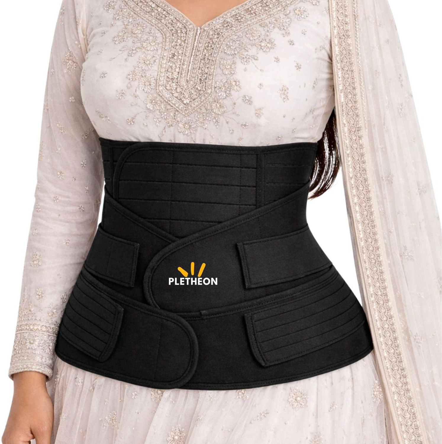 Image of PLETHEON Post Maternity Belt for Pregnancy Postpartum Waist Trainer Recovery Support Belt Abdominal Belt