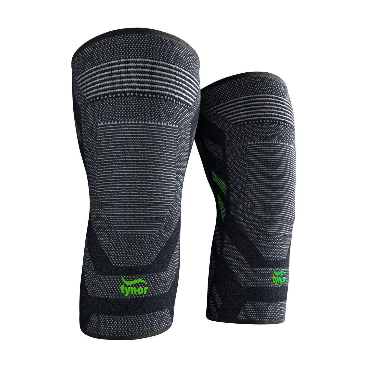 TYNOR Knee Cap Air Pro, Black & Green, XXL - Image 1