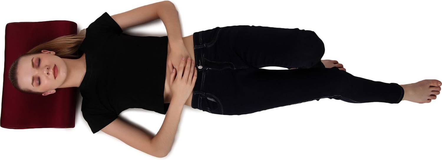 BRONZAL Regular Contoured Cervical Pillow For Pain reduction/All Neck Support Neck Support