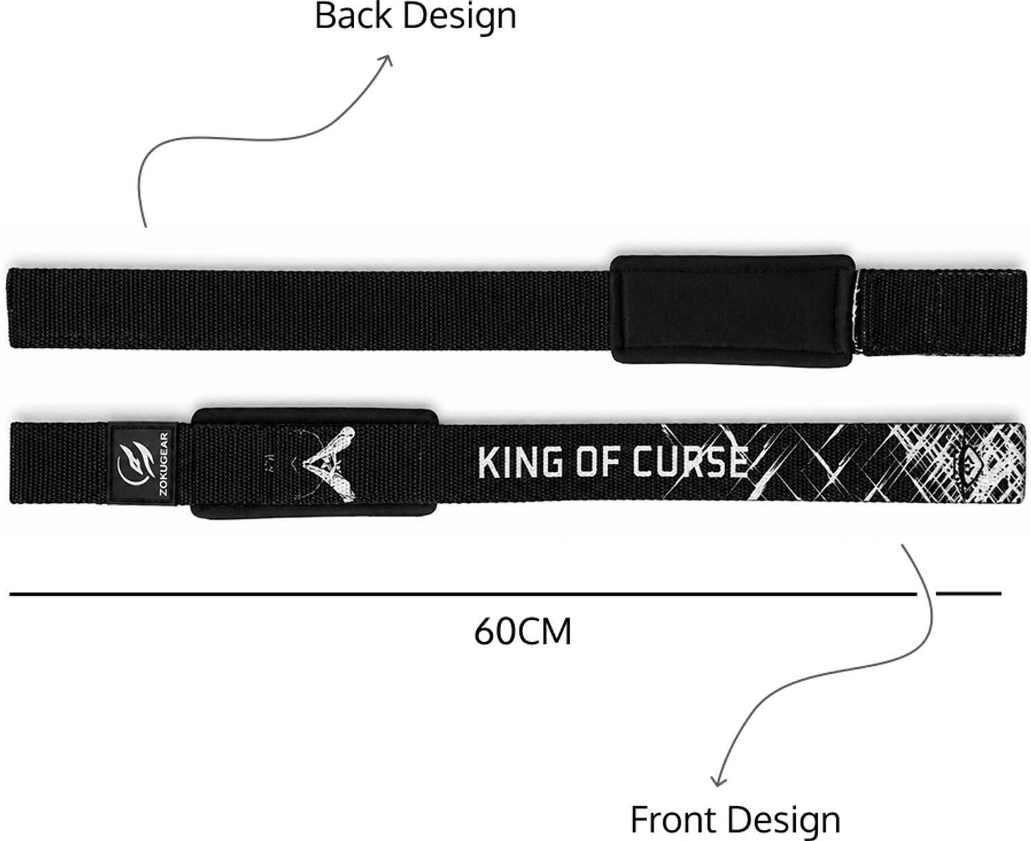 Zoku Anime-Inspired Curse King Lifting Straps - Image 3