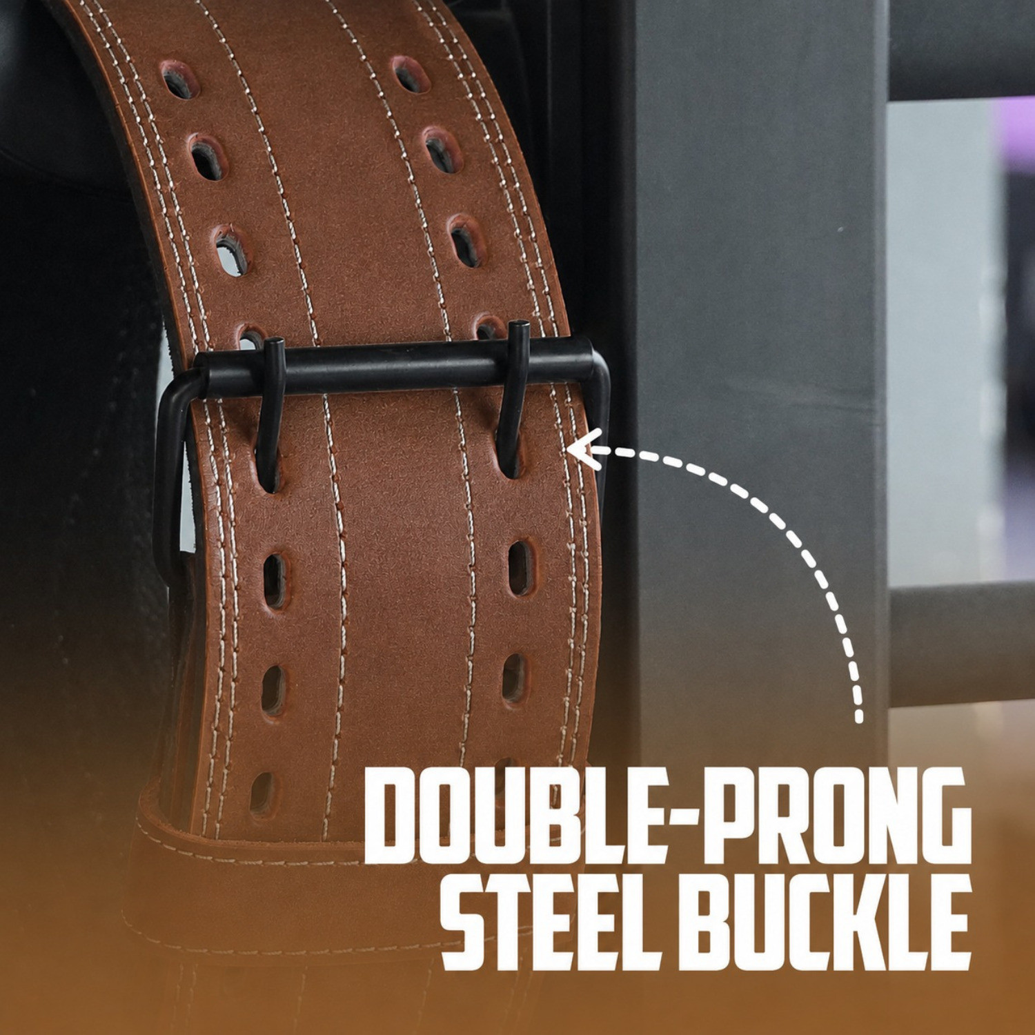 Image of Strivex 8MM Thick Genuine Leather 4 inch Inch Durable Lower Weight Lifting Belt Weight Lifting Belt