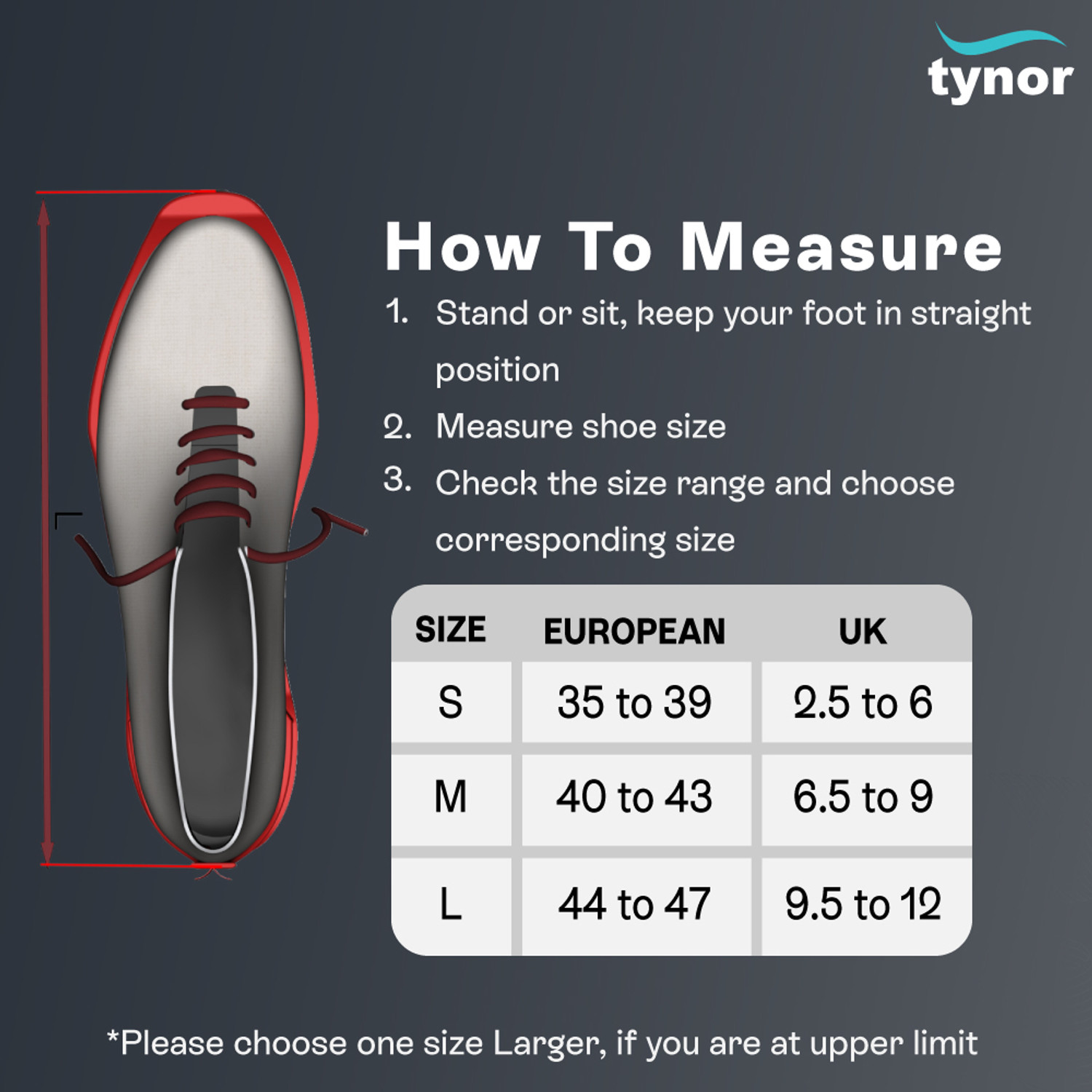 Image of TYNOR Walker Boot Air Pro Long, Grey, Small, 1 Unit Foot Support