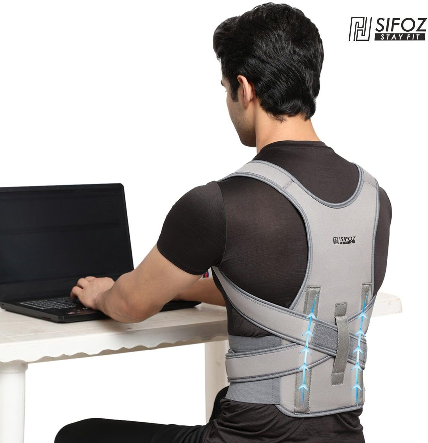Image of Baben Free Size Posture Corrector For Men And Women Back / Lumbar Support