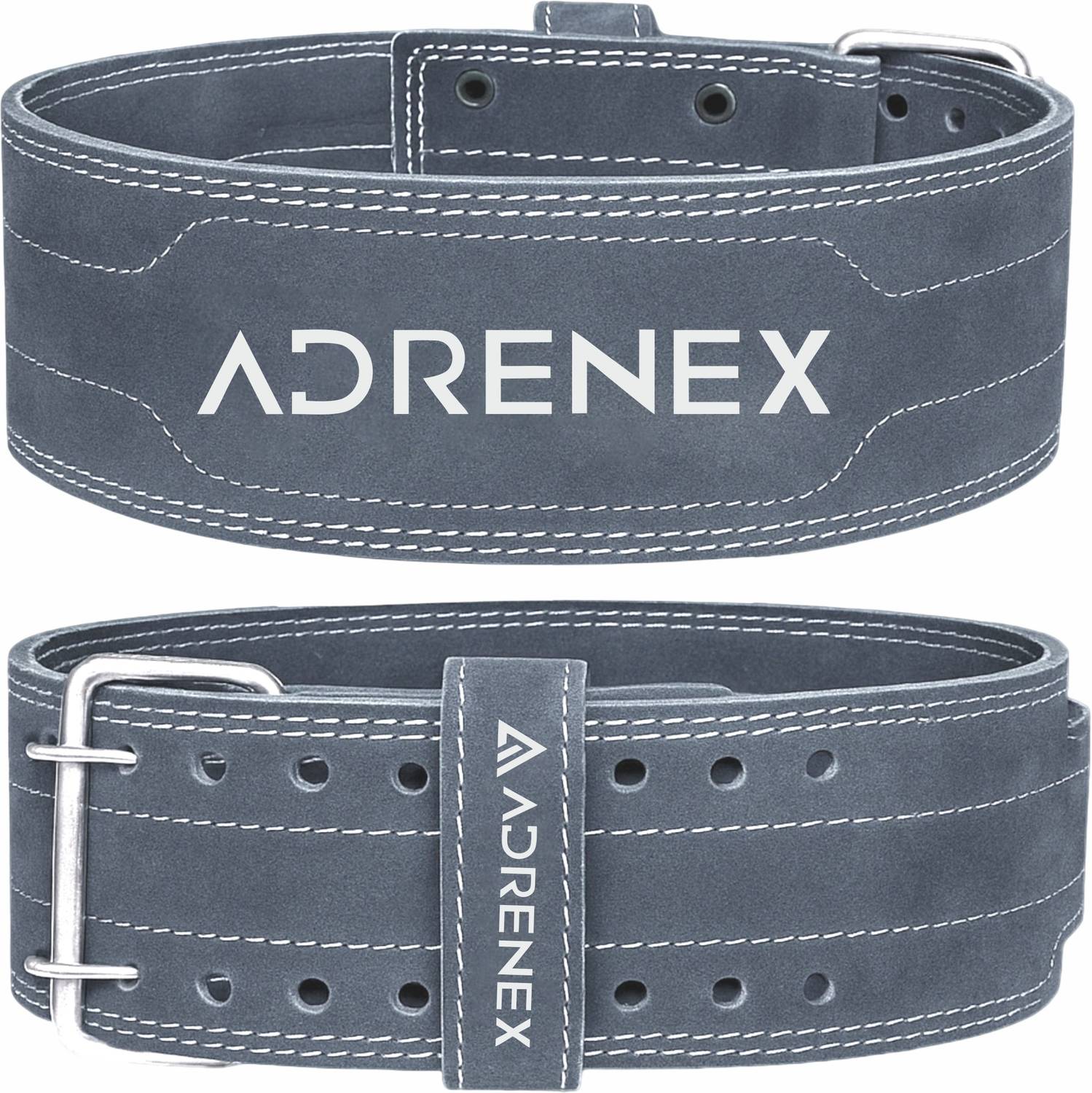 Adrenex Pro Weight Lifting Belt Genuine Leather 4" Inch Durable Comfortable Lower Weight Lifting Belt