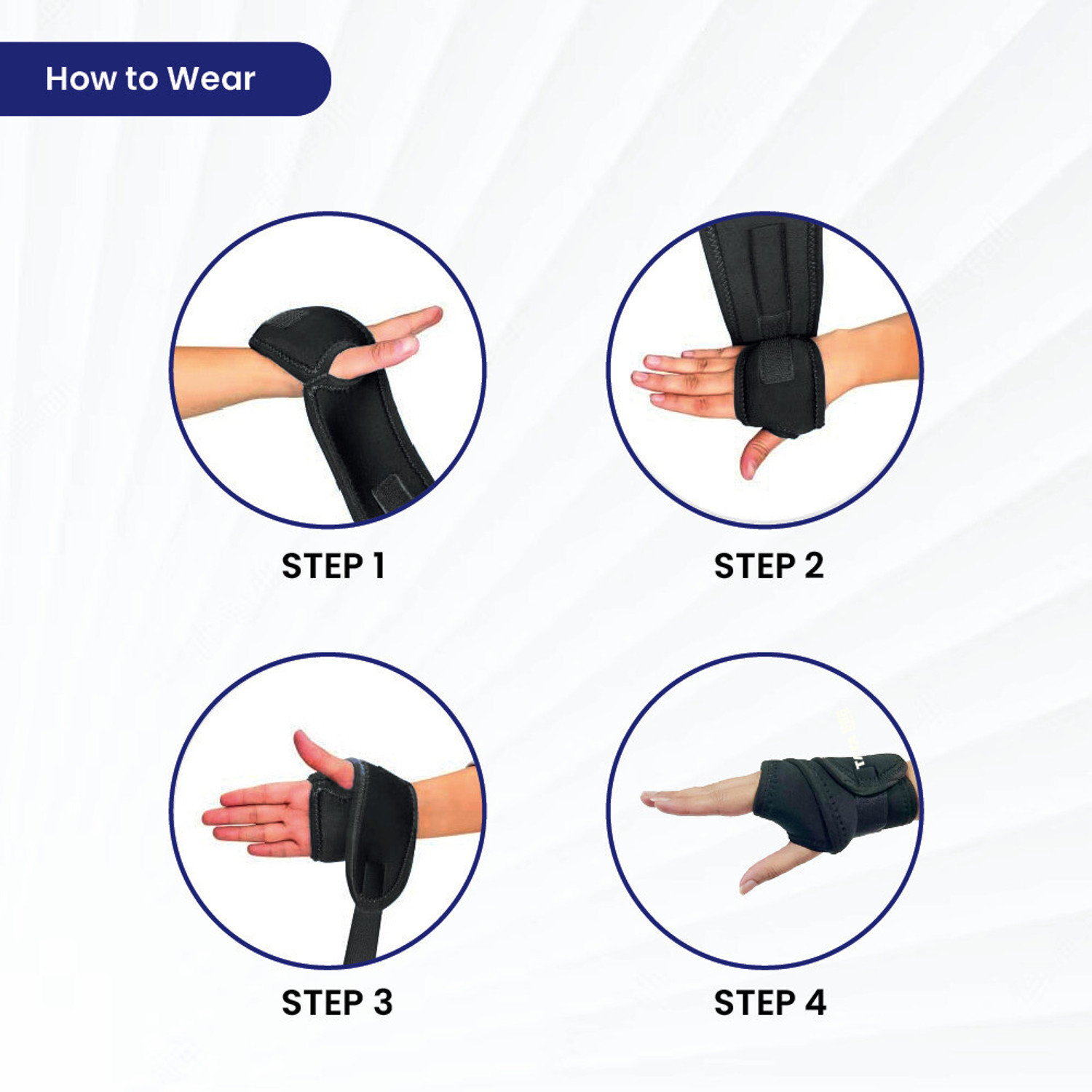 Image of TATA 1mg Wrist Support with Thumb (Universal) Wrist Support