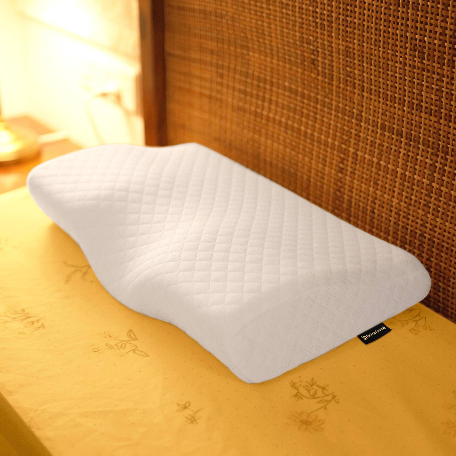 betterhood PosturePro Contour Pillow for Neck Shoulder Pain, Ergonomic Ortho Memory Foam Cervical Pillow