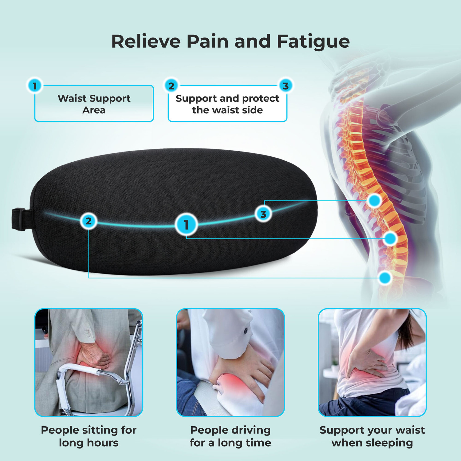 Image of BackGood Back Roll Back / Lumbar Support