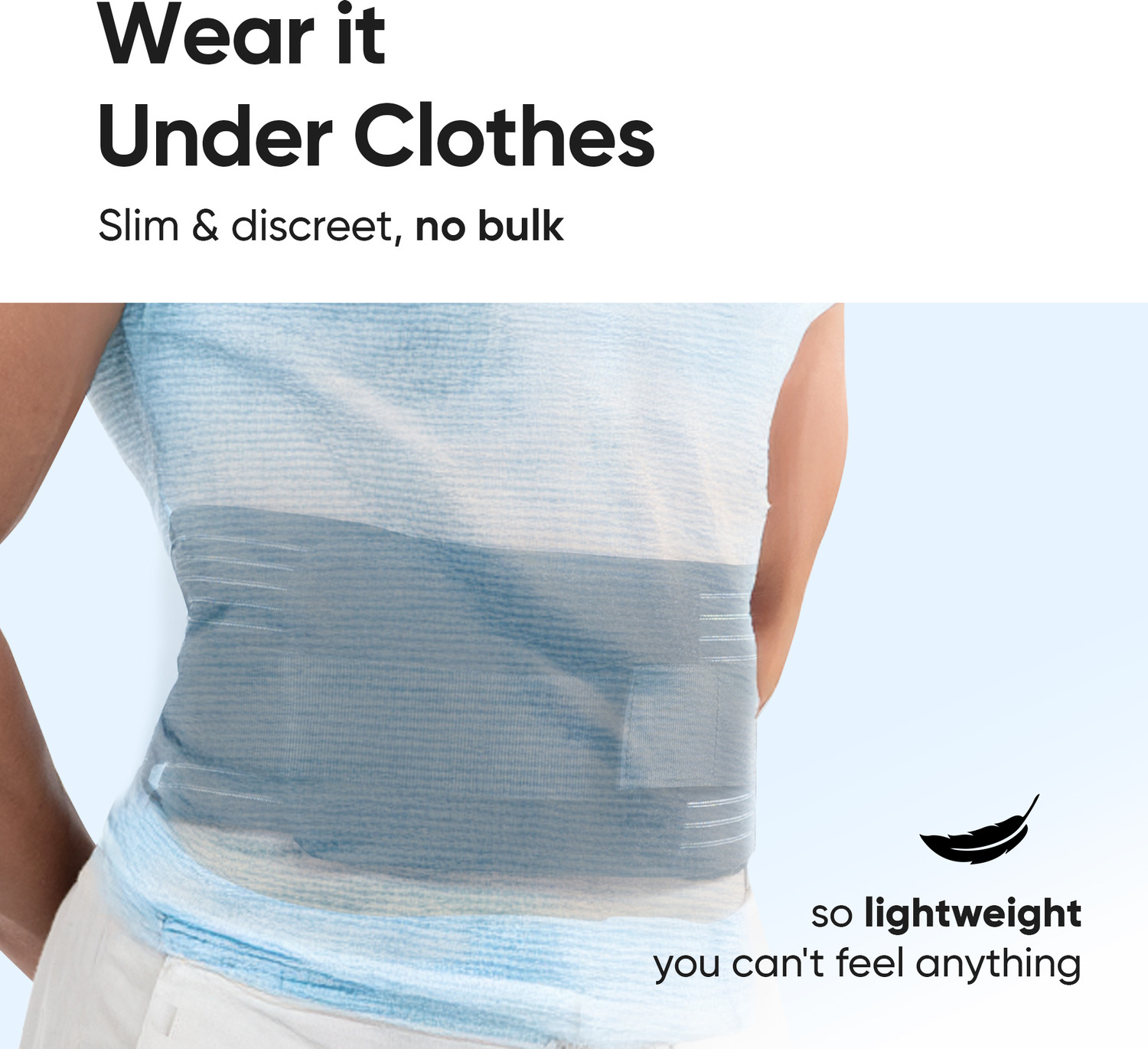 Image of Frido Lumbo Sacral Belt For Women & Men | Waist Belt For Back Pain Relief (S), Black Back / Lumbar Support