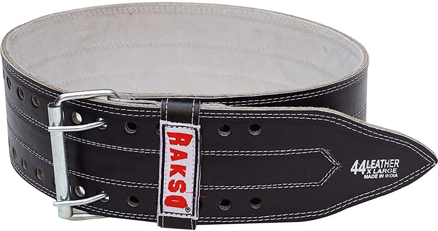 Image of HouseOfCommon 249 FGBP Leather Weight Lifting Belt Gym Back Support Power Lifting Belt Weight Lifting Belt