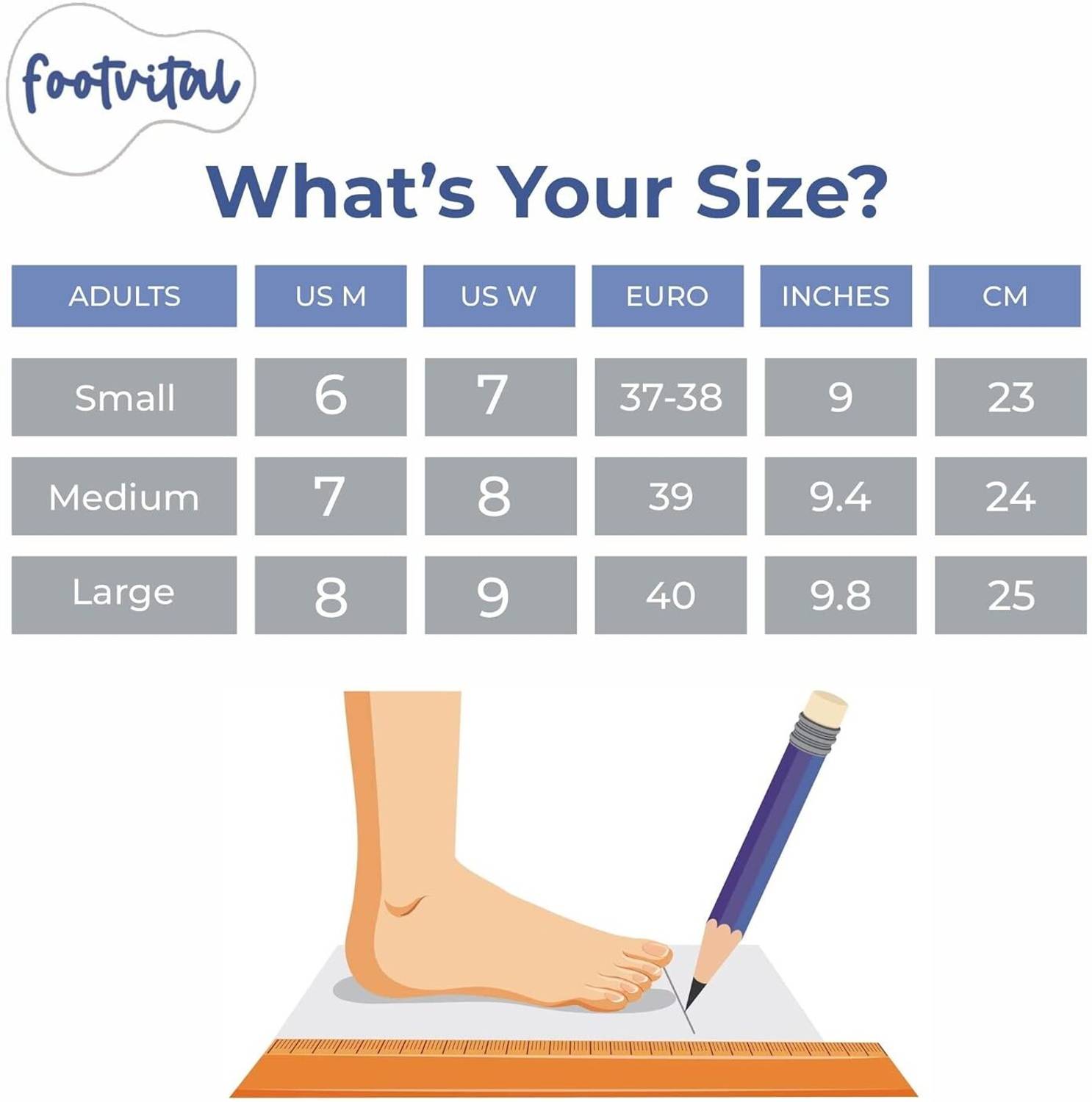 Foot Vital Memory Foam Shoe Insoles (Pack of 2) - Image 3