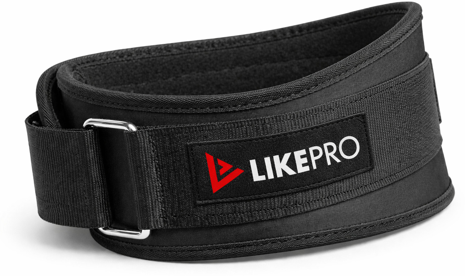 Image of LIKEPRO 4 Inch Soft Neoprene EVA Belt with Steel Buckle & Nylon Velcro Closure Weight Lifting Belt