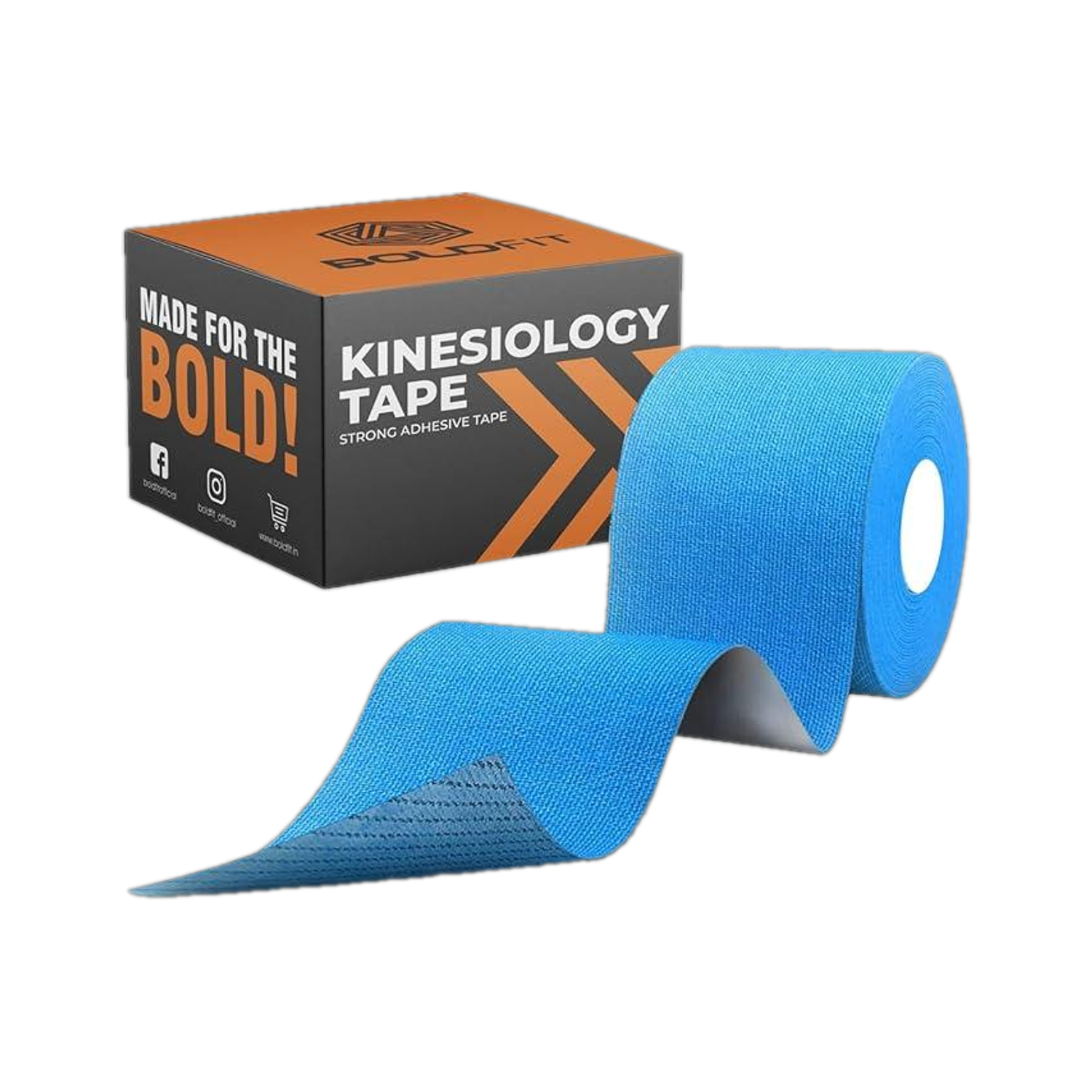 BOLDFIT Kinesiology Tape Knee support Shoulder Muscle Tape Sports Injury Tape Pain Tape Kinesiology Tape