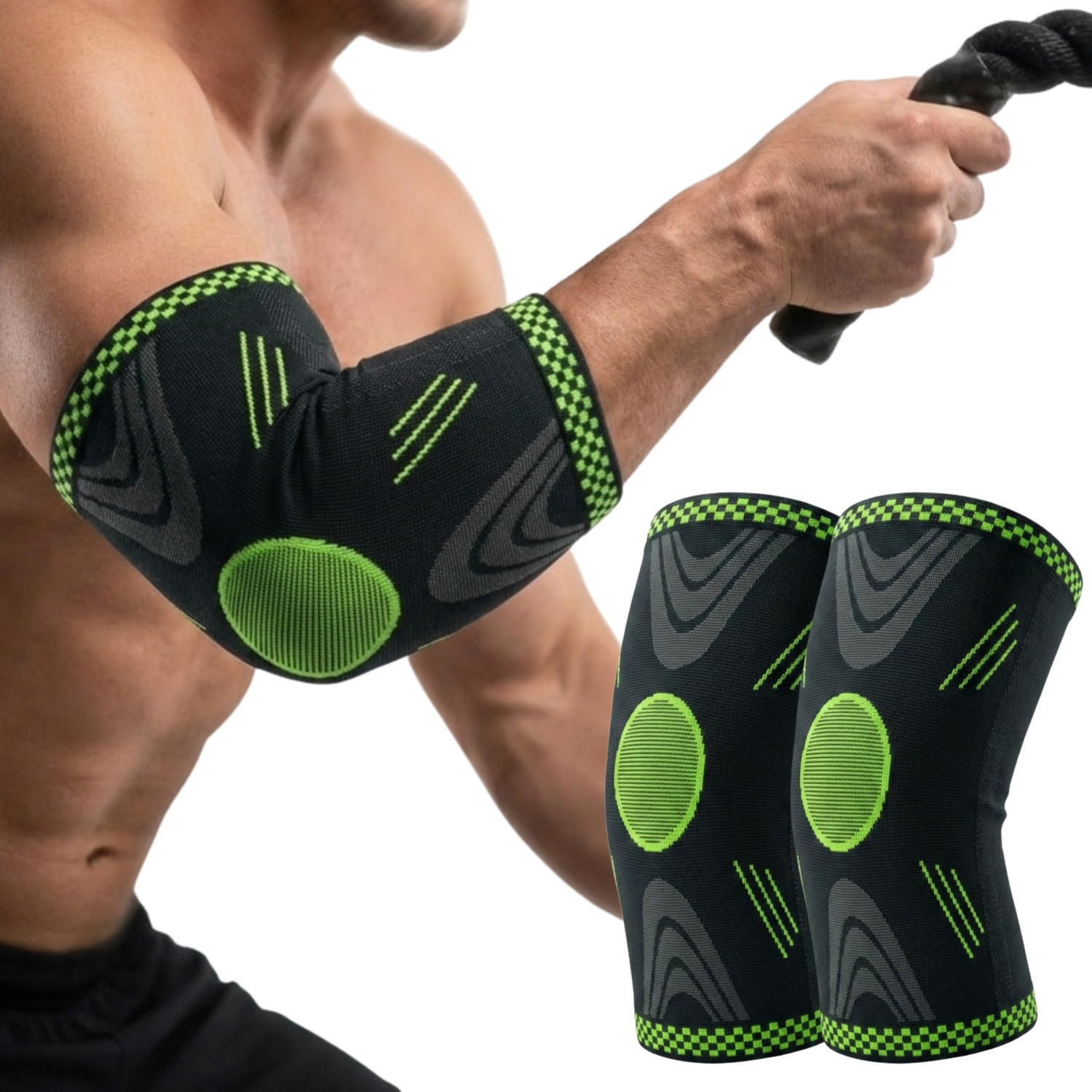 Image of BIONFIT Elbow Support Sleeve for Men & Woman Pain Relief, Tennis Elbow, Gym & Sports Elbow Support