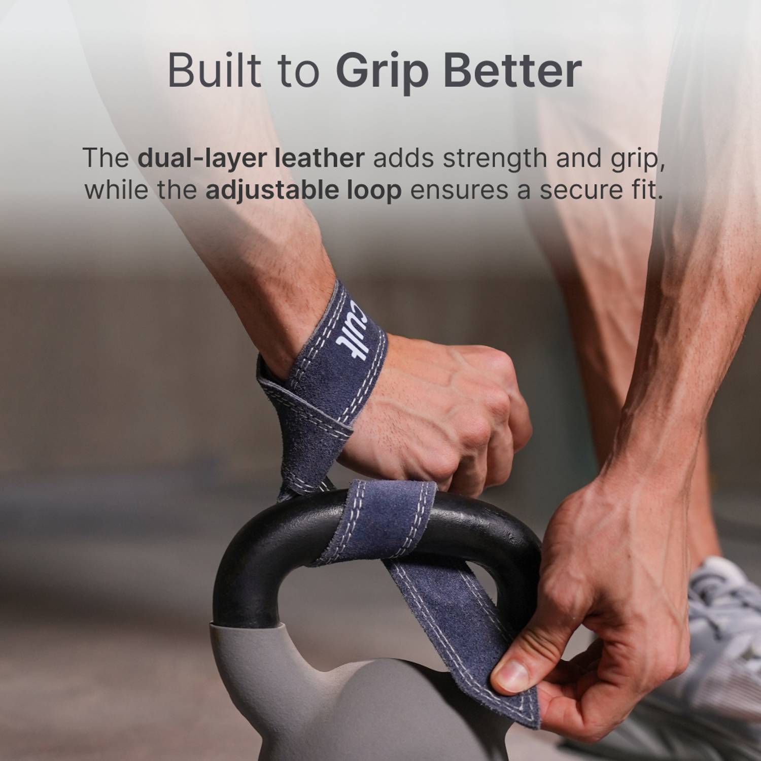 Cult Pair of Weight Lifting Strap Wrist Support (Blue) - Image 4
