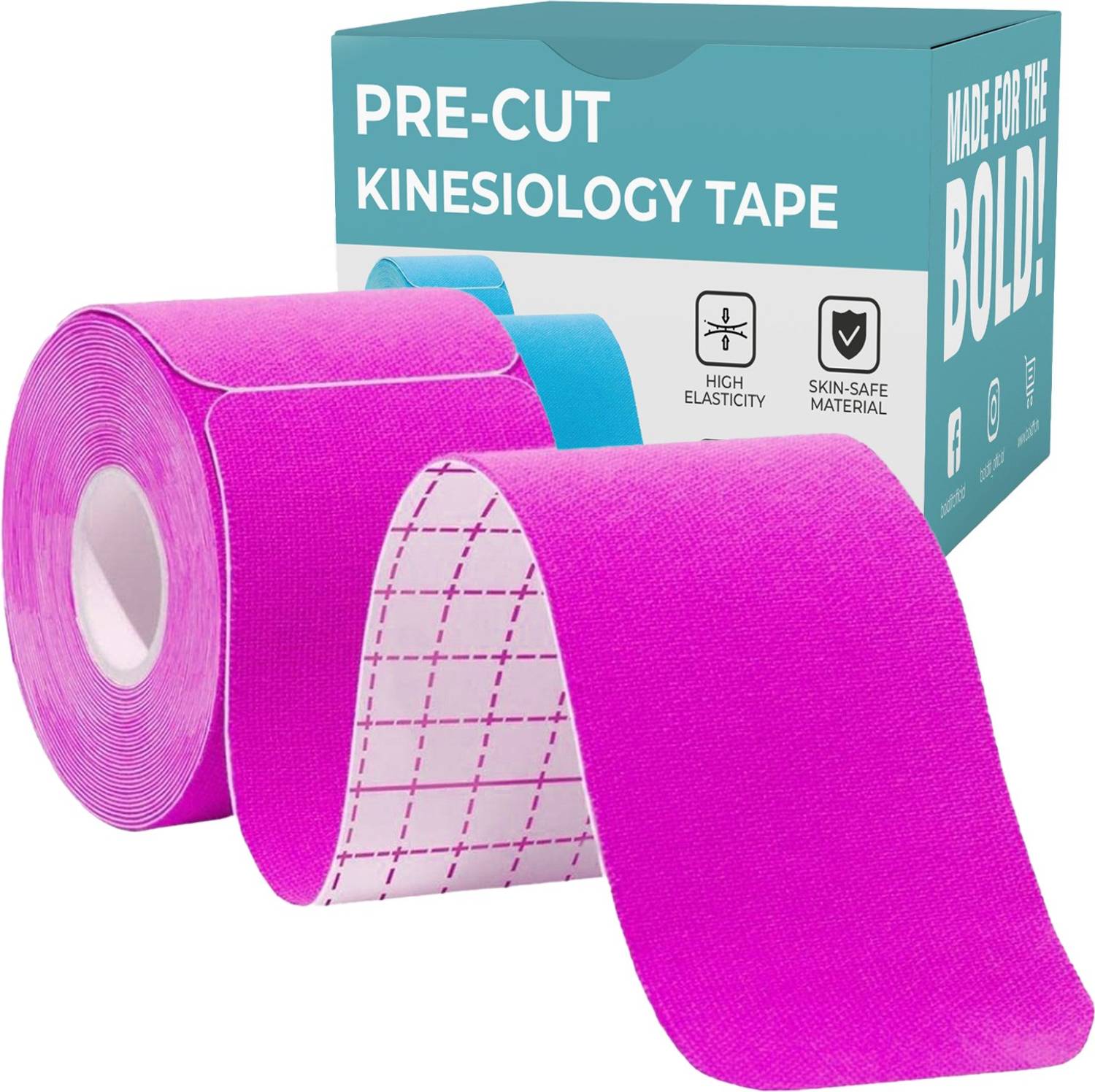 BOLDFIT kinesiology tape injury tape kinesiology sports tape k tape muscle tape Kinesio Kinesiology Tape Rs. 379 - Flipkart