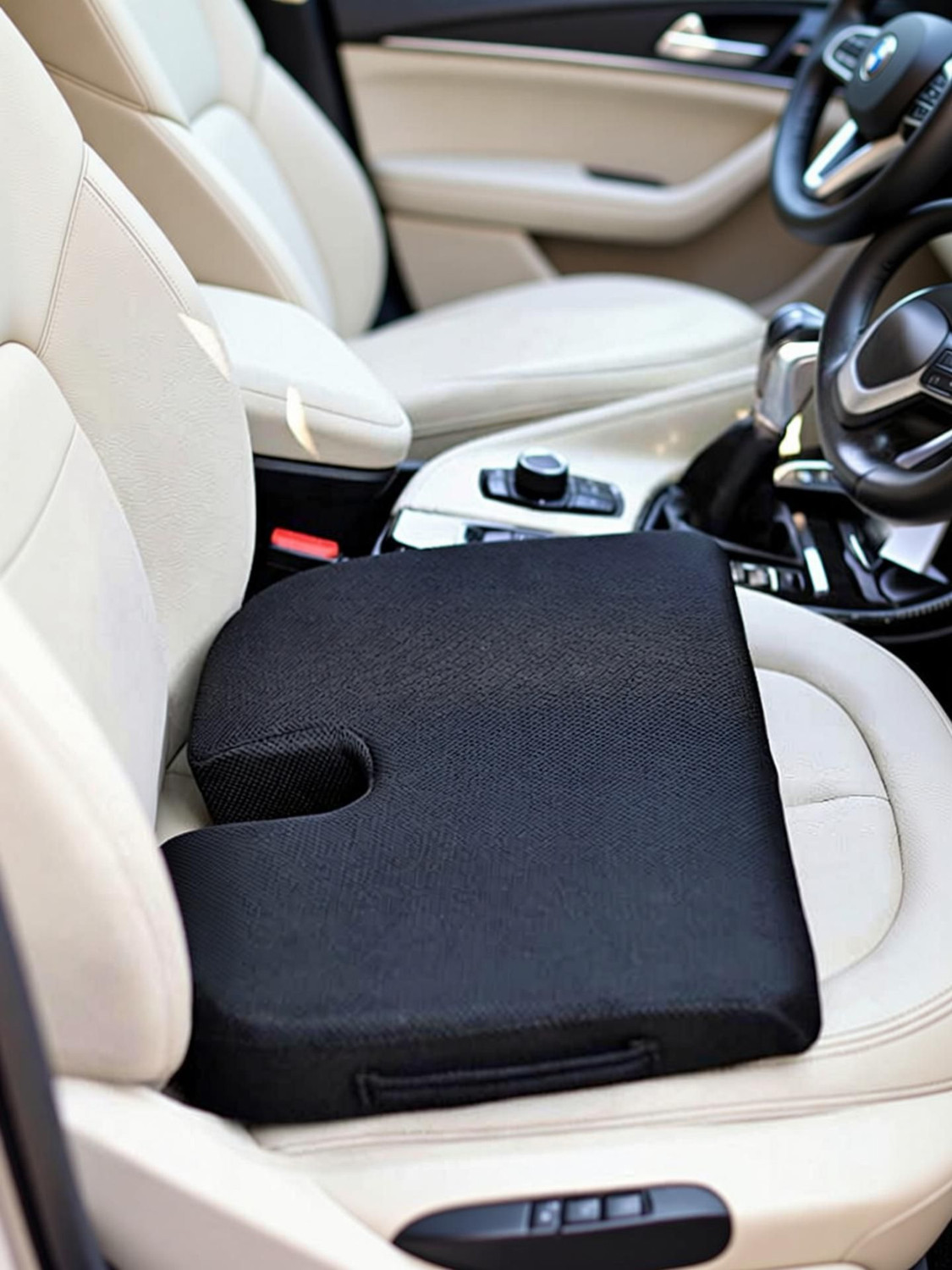 Image of HouseOfCommon House of Common Car Wedge Coccyx Cushion for Tailbone Pain Back / Lumbar Support