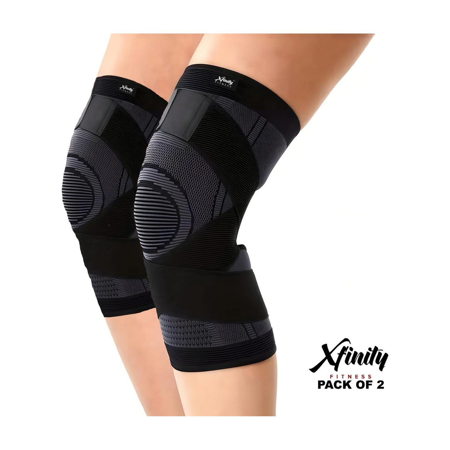 Xfinity Fitness Knee Sleeves Pack of 2