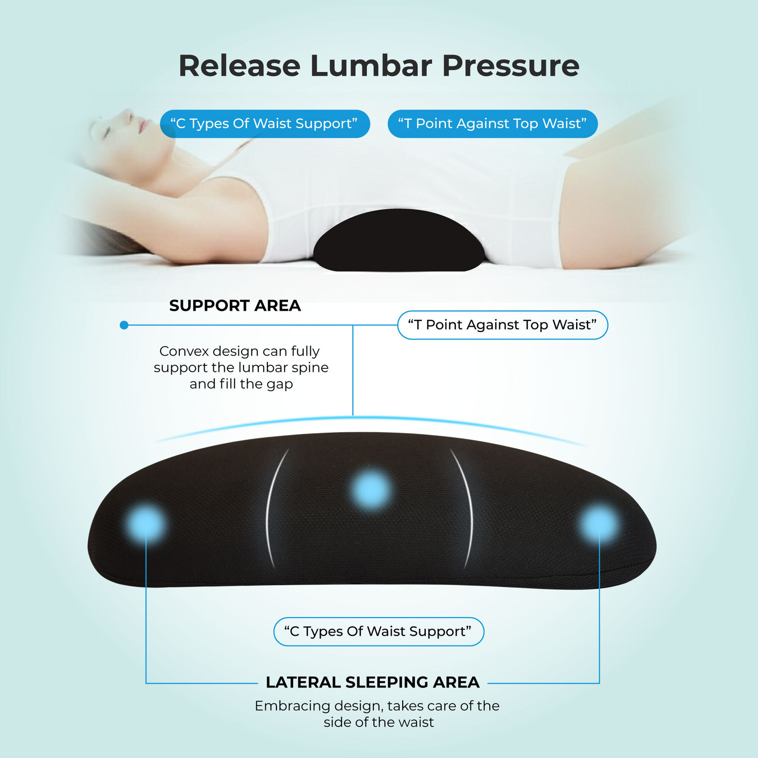 Image of BackGood Back Roll Back / Lumbar Support