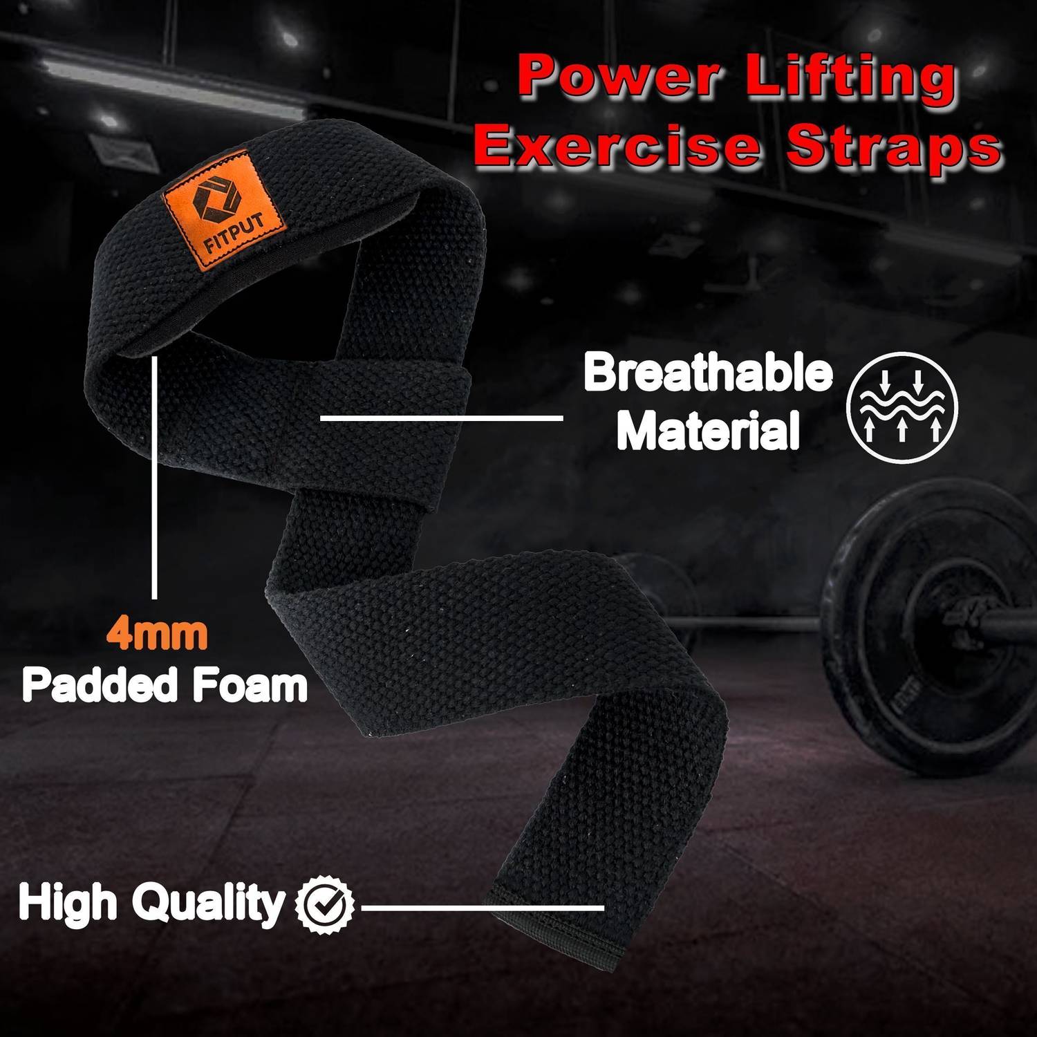 FITPUT Combo Wrist Strap & Wrist Support - Image 3