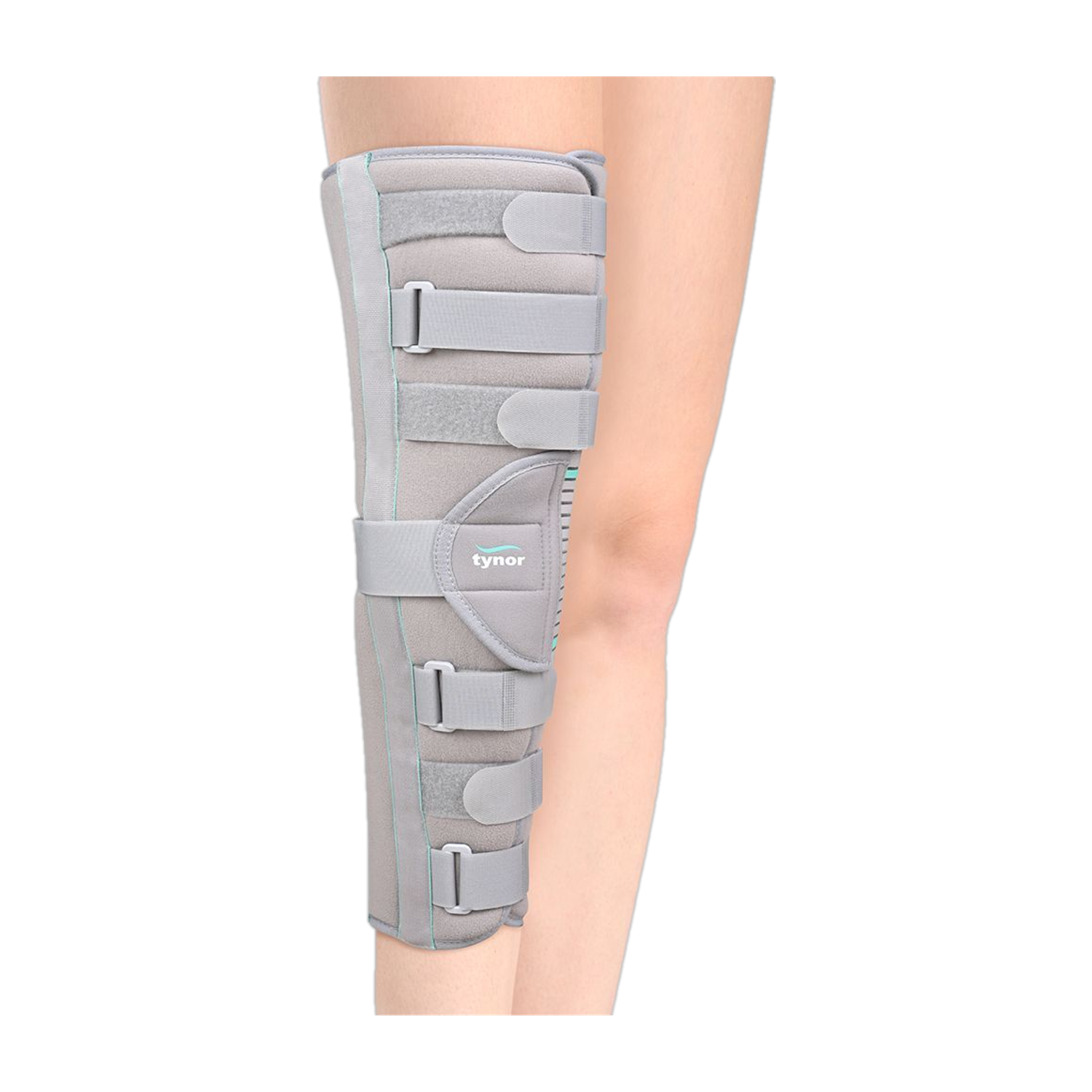 Image of TYNOR Knee Immobiliser 22 inch /56cm, Grey, Medium, 1 Unit Knee Support