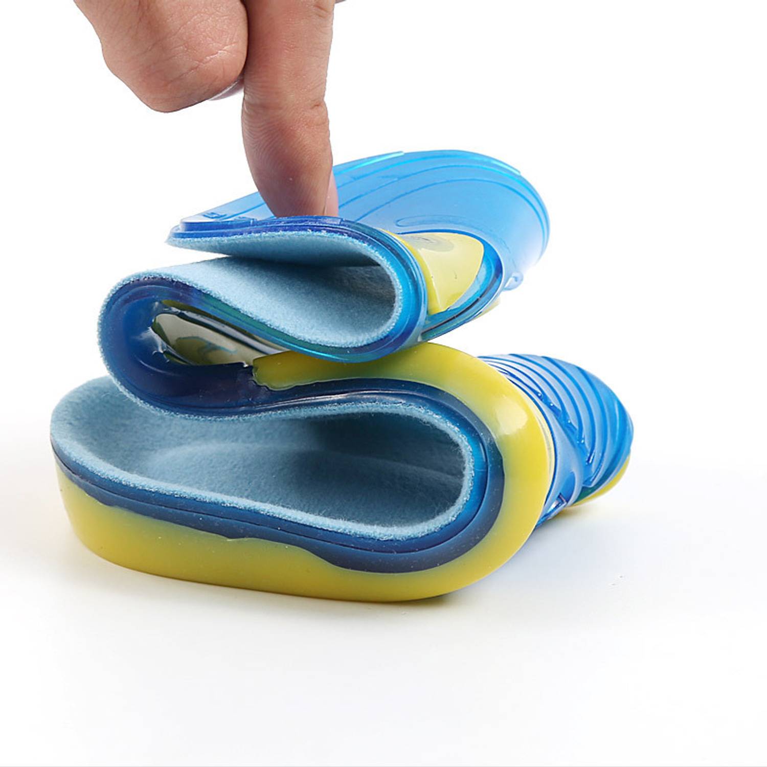 AlexVyan Men Gel Silicone Shoe Insole (IND7 to IND10) - Image 3