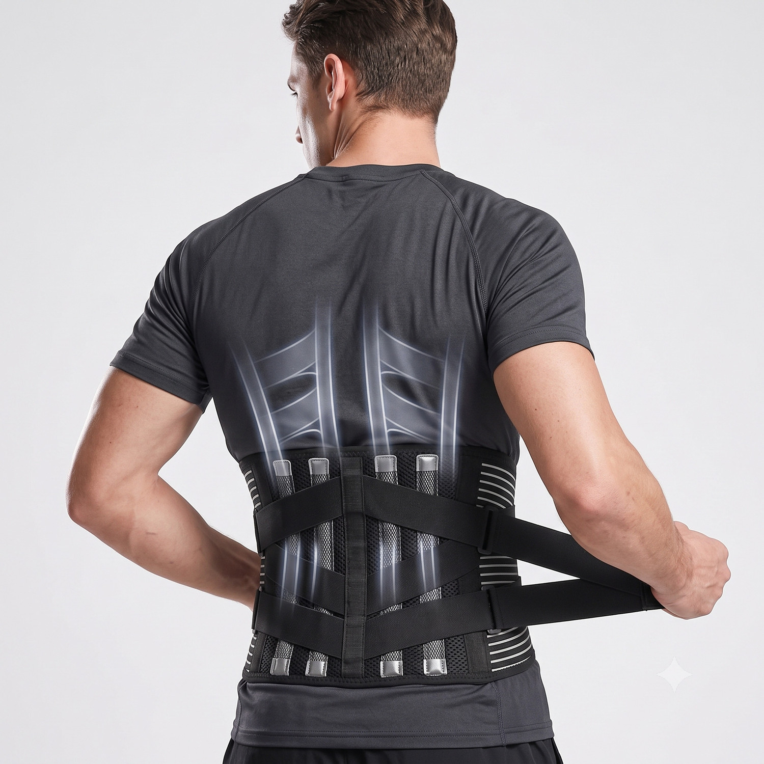 Xfinity Fitness Lumbar Support Hinged