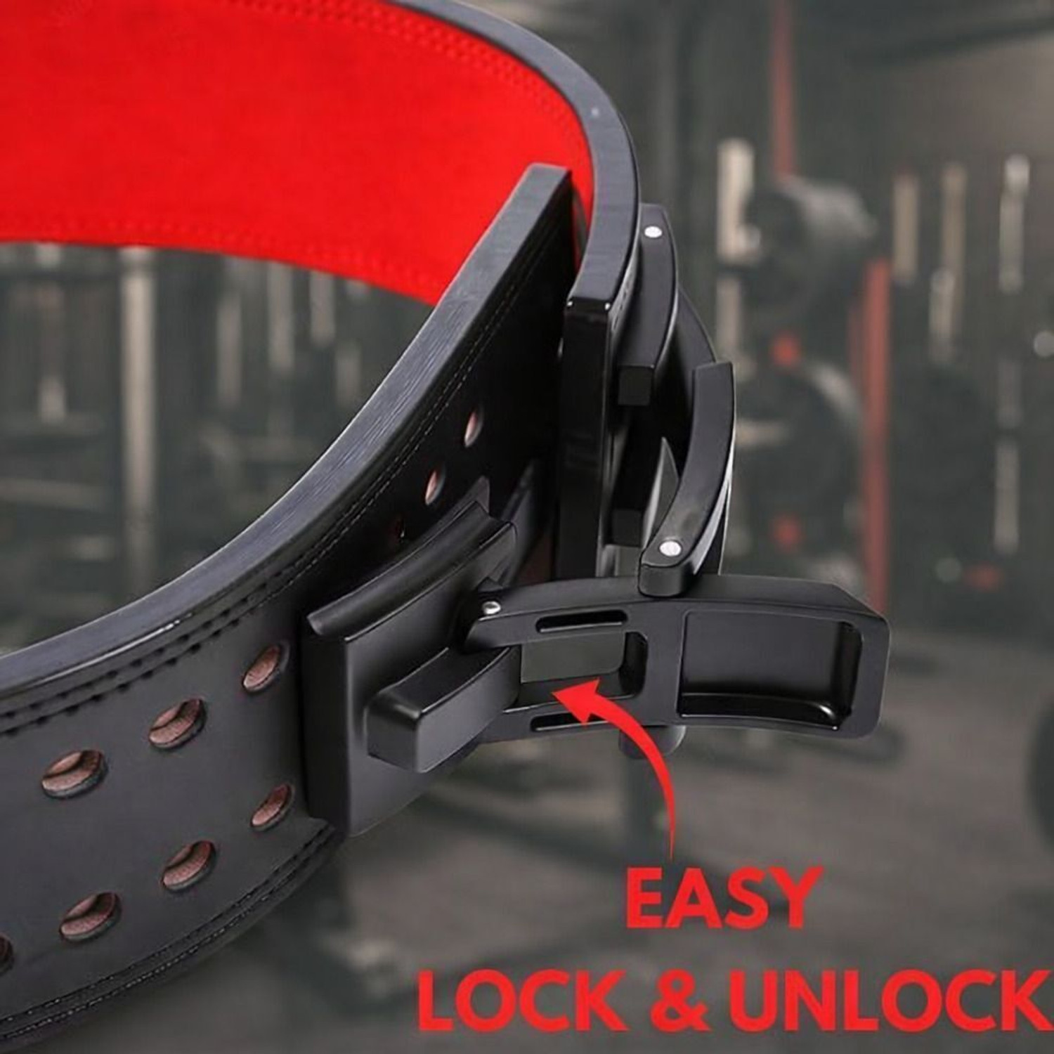 Image of RACE 13MM Weightlifting Lever Belt | Powerlifting Belt | Heavy Duty Adjustable Buckle Weight Lifting Belt