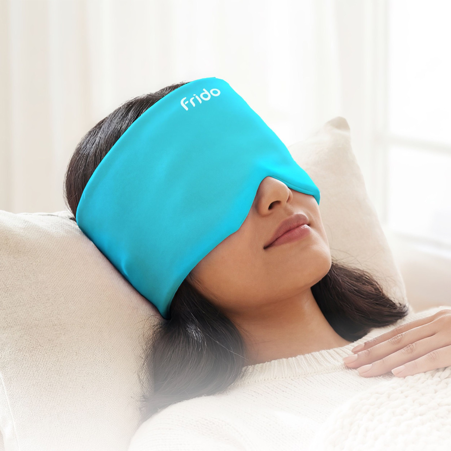 Image of Frido Hot & Cold Therapy Cap for Migraine & Headache Relief | 360 Compression Head Support