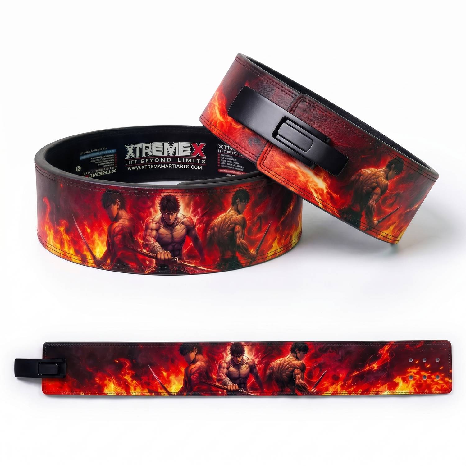 XtremeX 13mm Inferno Blade Powerlifting Lever Belt