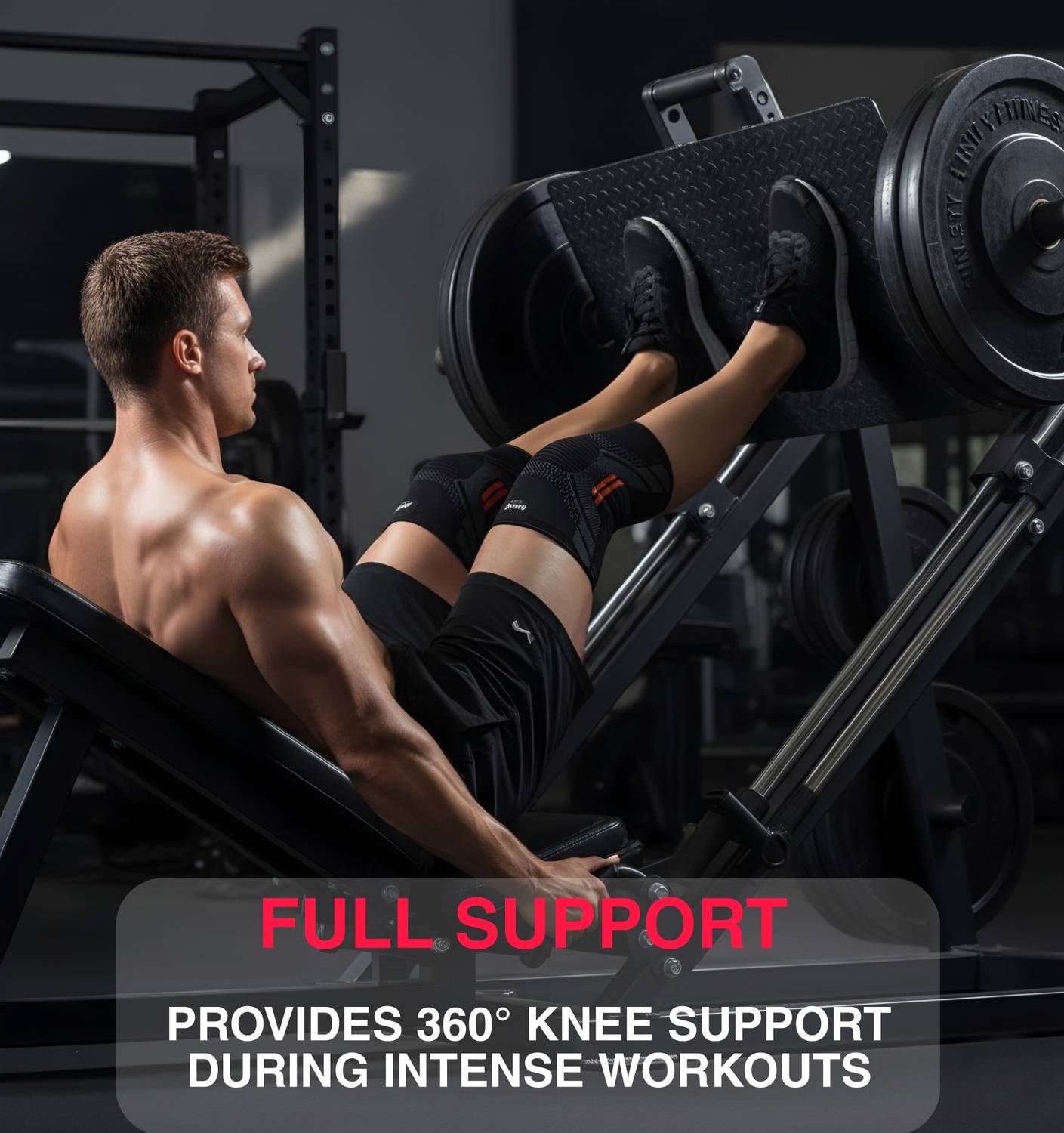 Xfinity Fitness Knee Sleeve Support Pack of 2 - Image 2