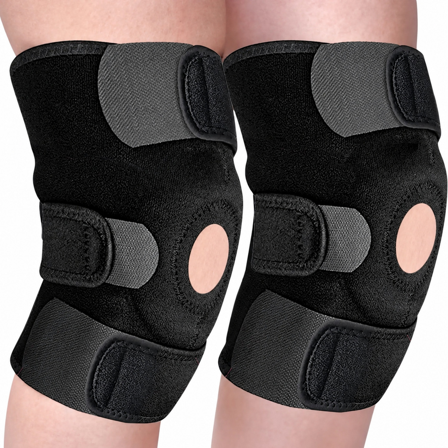 Image of Turne Adjustable Knee Support Brace with Open Patella Design Knee Support