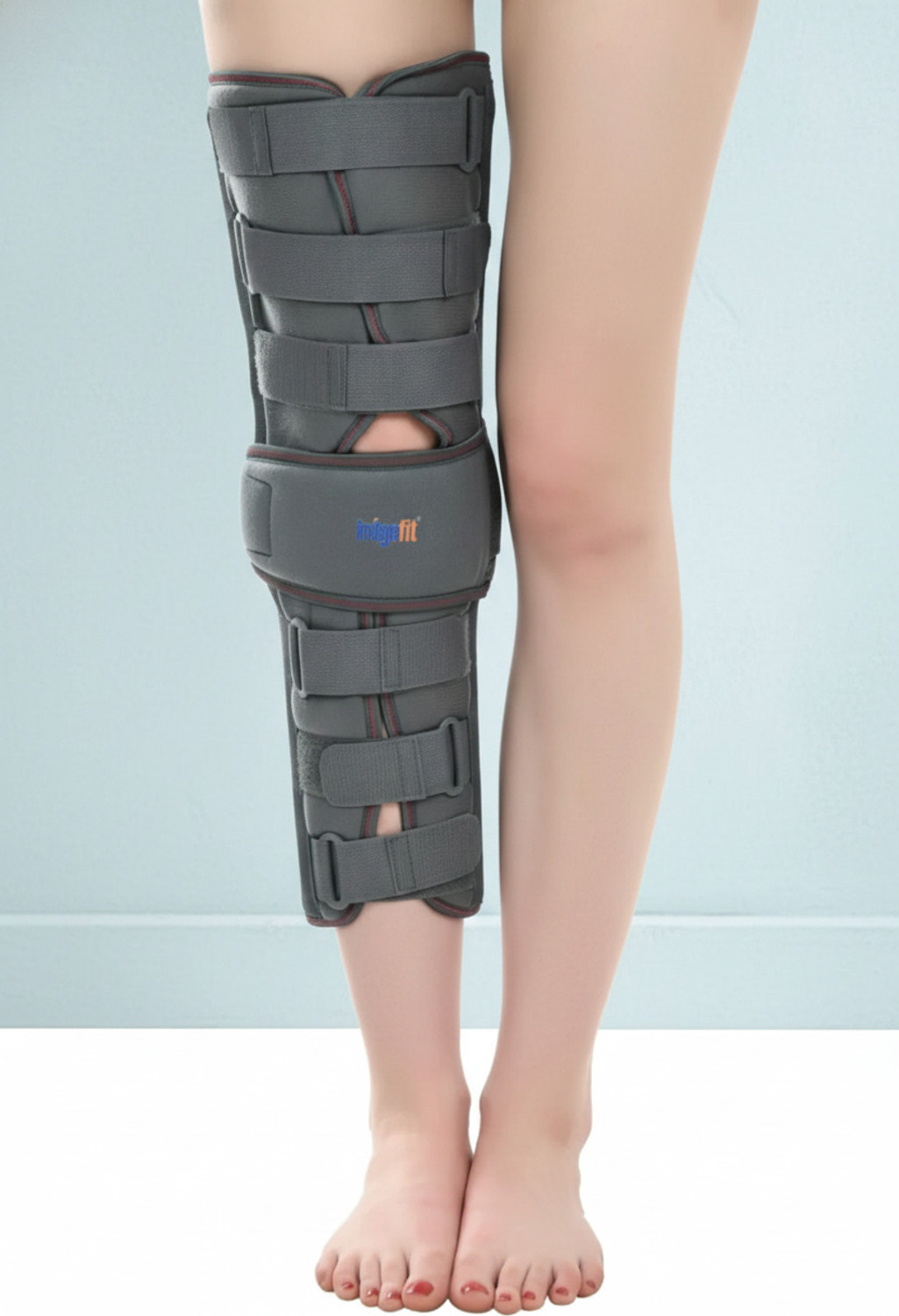 Image of Trigofit With Device Knee Brace Knee Immobilizer Brace for Knee Support Ligament Tear Knee Support