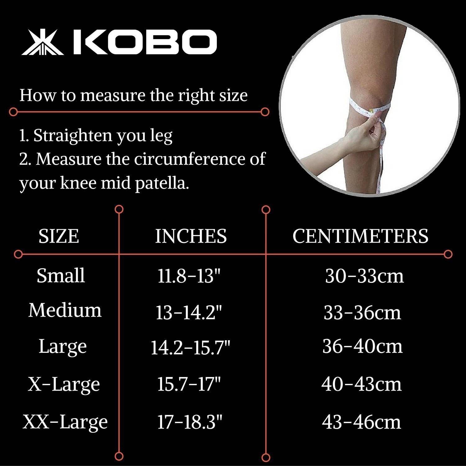 KOBO 7 mm Knee Cap Compression Sleeve - Image 5