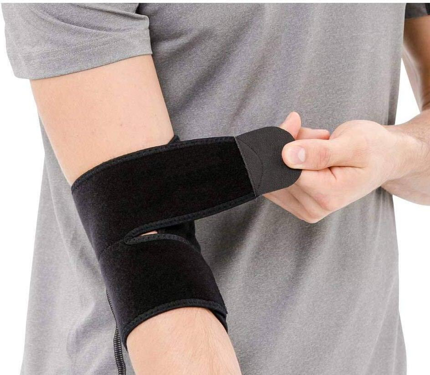 Image of DreamPalace India Elbow, Reversible Neoprene Support Brace for Joint, Arthritis Pain Relief Elbow Support