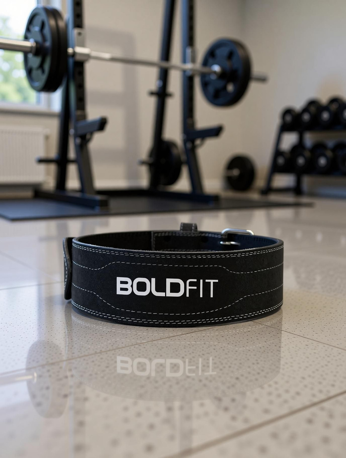 Image of BOLDFIT Gym Belt for Men and Women | Adjustable Back Support Weight Lifting Belt