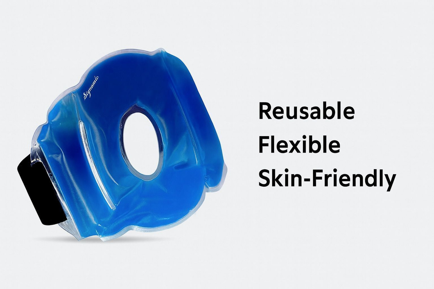 Image of Signamio Hot and Cold Ice Pad Cooling Pack Bag For Knee Foot Pad For Pain Relief Knee Support