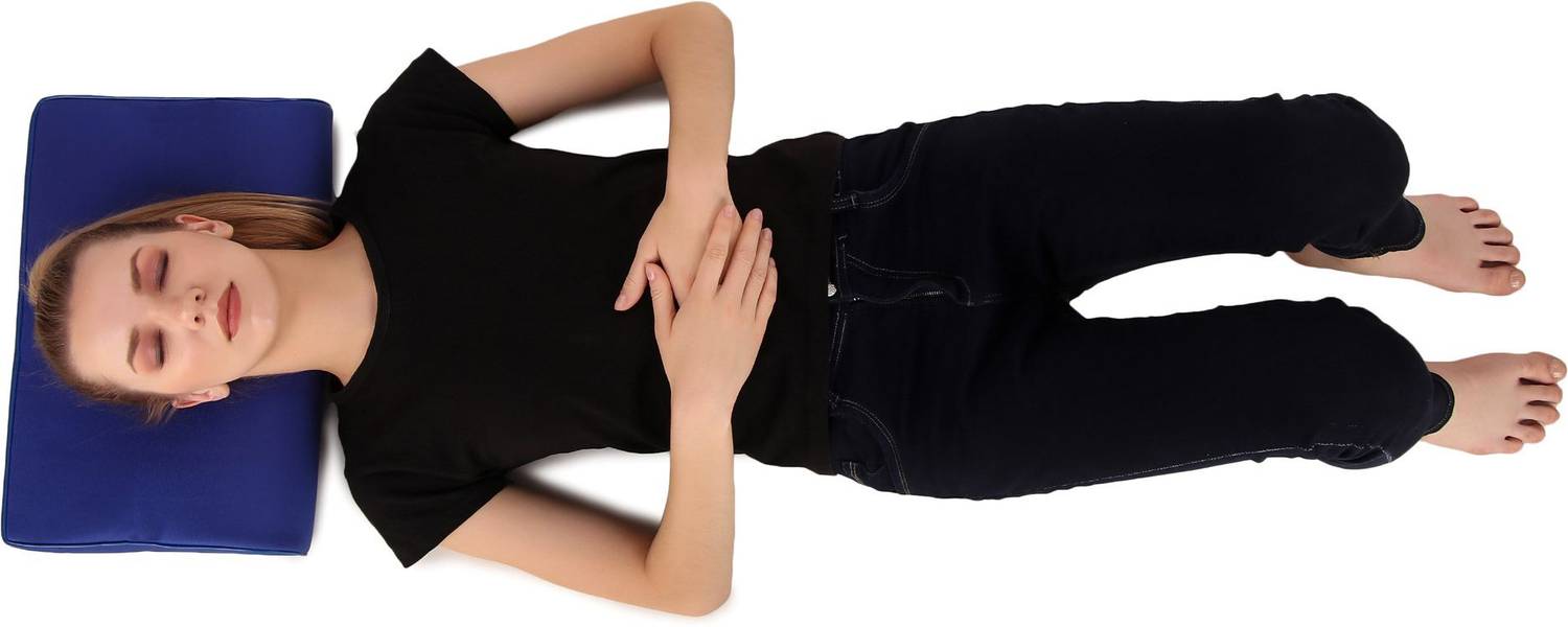 BRONZAL Regular Contoured Cervical Pillow For Pain reduction/All Neck Support Neck Support