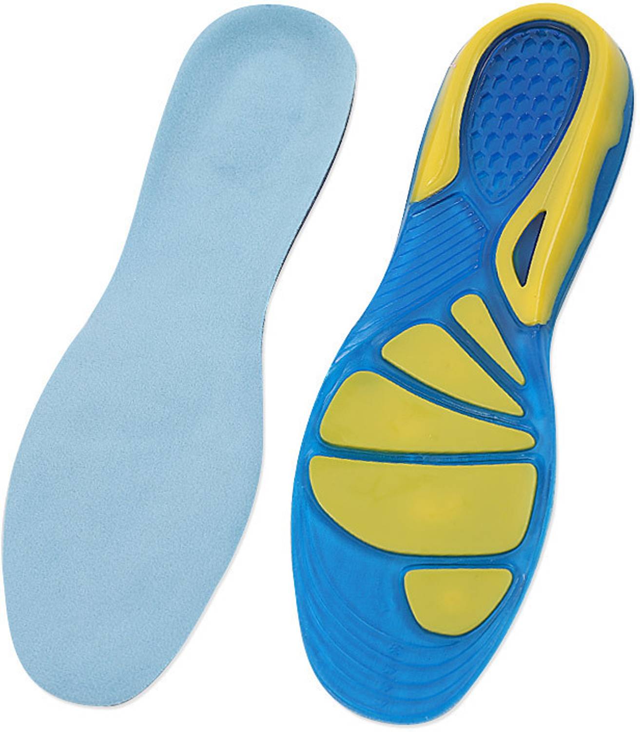 AlexVyan Men Gel Silicone Shoe Insole (IND7 to IND10) - Image 1