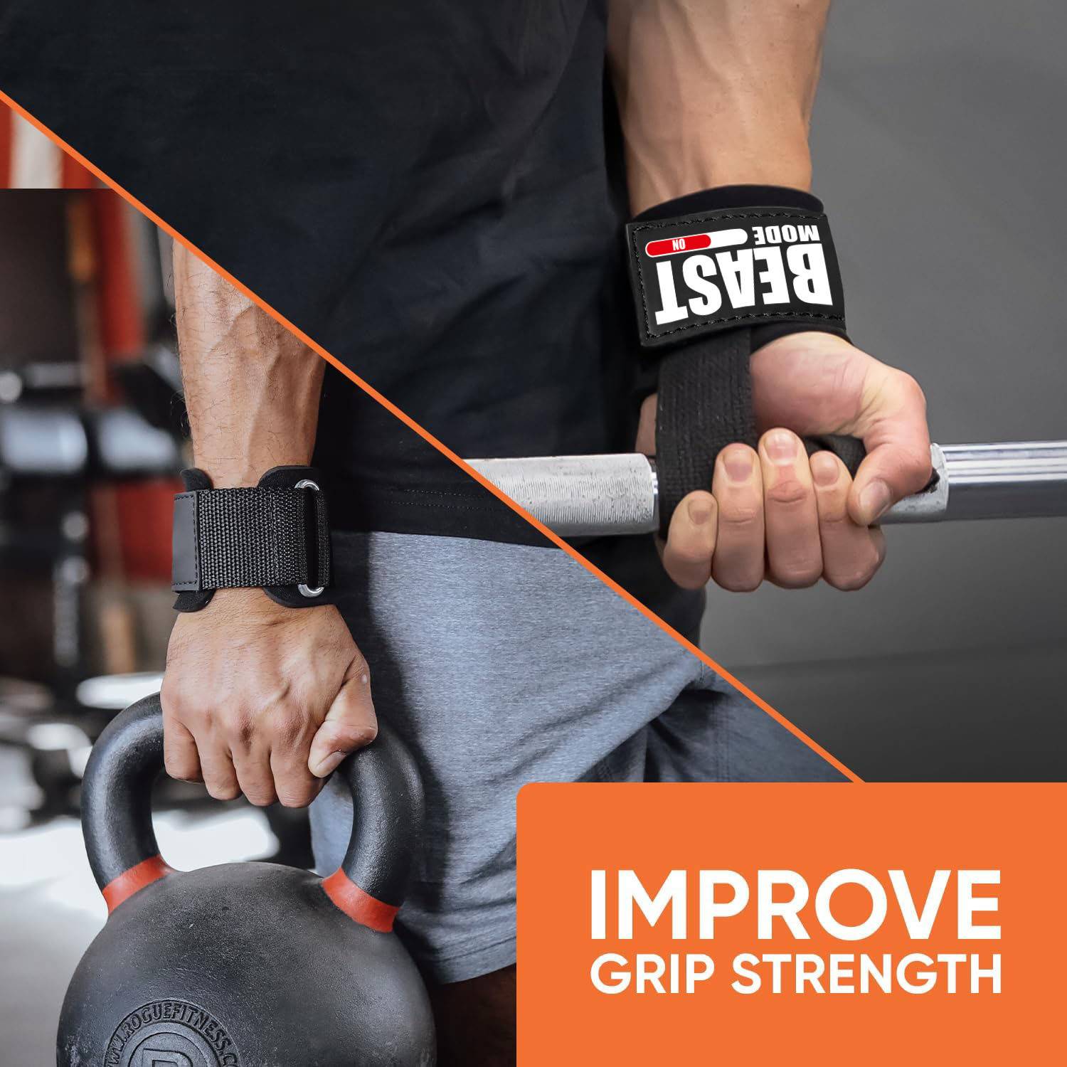 STEIGEN FITNESS Deadlift Strap Band for Gym - Image 2