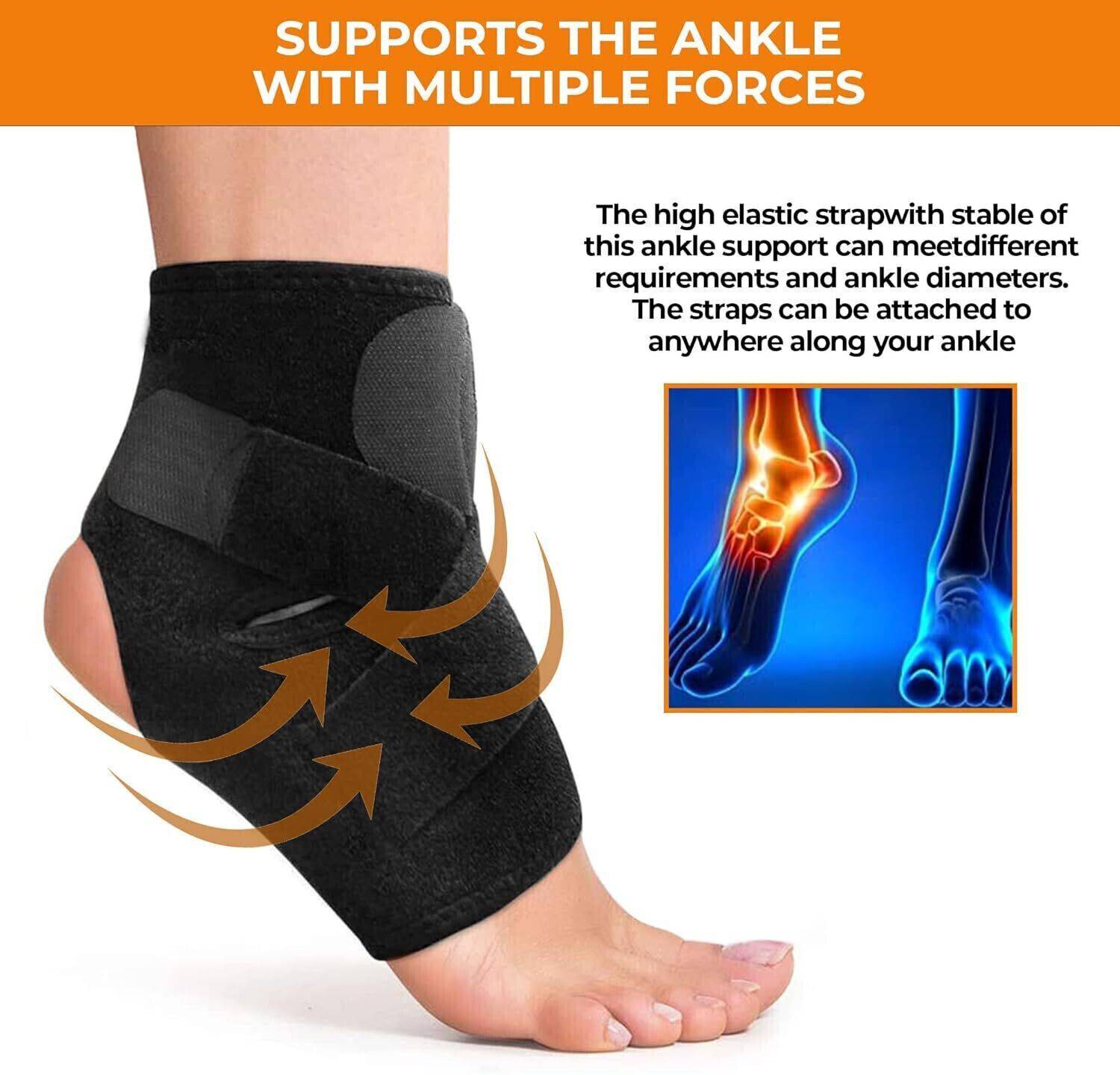 RICH CLUB Adjustable Compression Foot Pain Relief Ankle Pack of 1 - Image 2