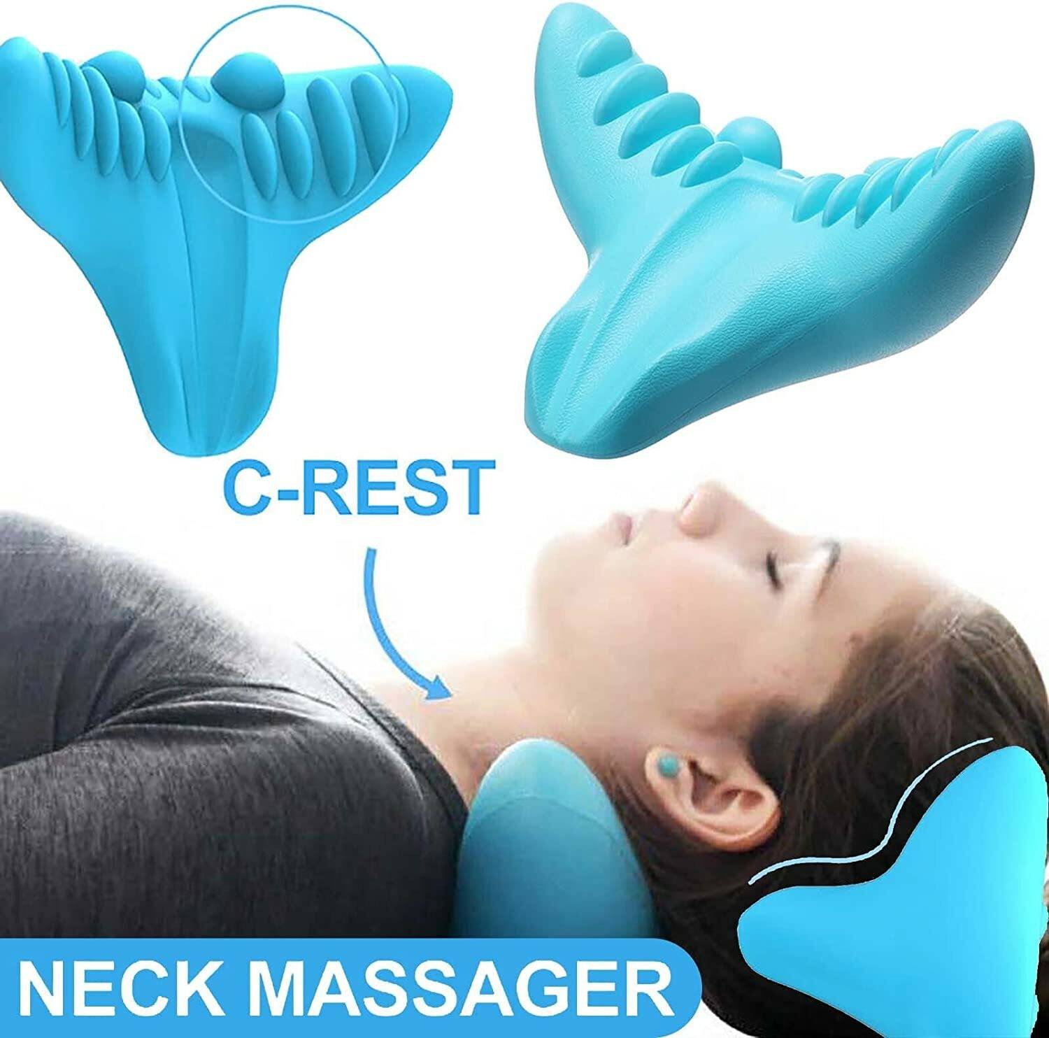 AATTMGYA Neck And Shoulder Relaxer Cervical Stretcher Neck Traction Device Neck Support
