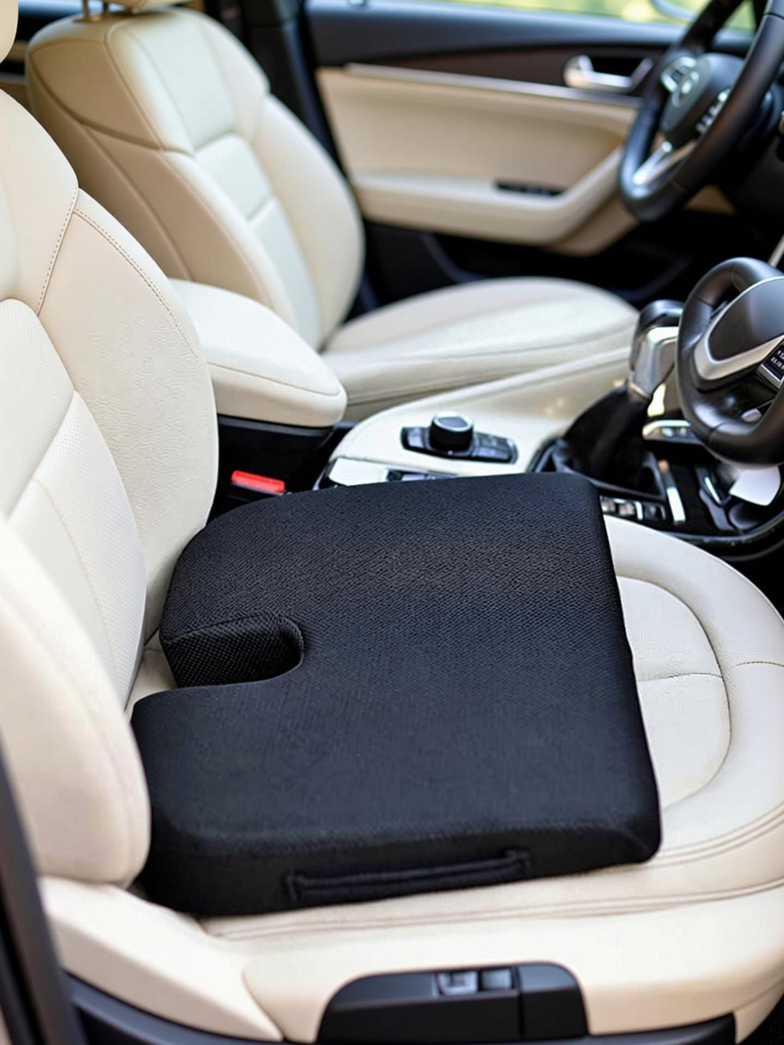 Image of HouseOfCommon House of Common Car Wedge Coccyx Cushion for Tailbone Pain Back / Lumbar Support