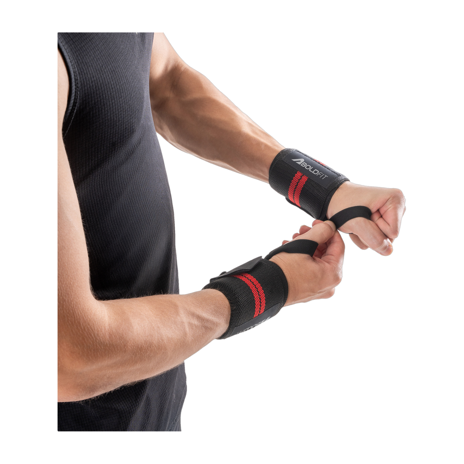 BOLDFIT Wrist Supporter for Gym Wrist Support Wrap Weight Lifting Strap Grip Wrist Band Wrist Support