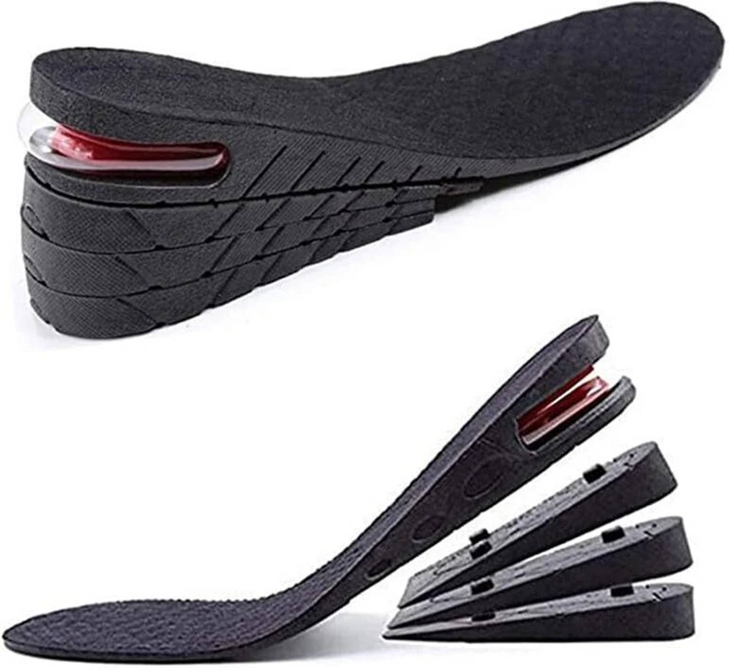 Heiter Silicone Height Increase Insole 4-Layer Heel Shoe Lift