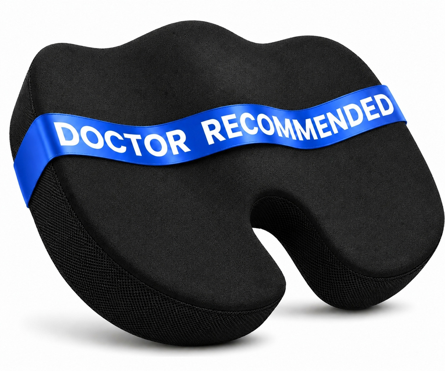 Image of COO RIZZ Nap time Anytime Orthopedic Coccyx Seat Cushion for Tailbone Pain Back / Lumbar Support